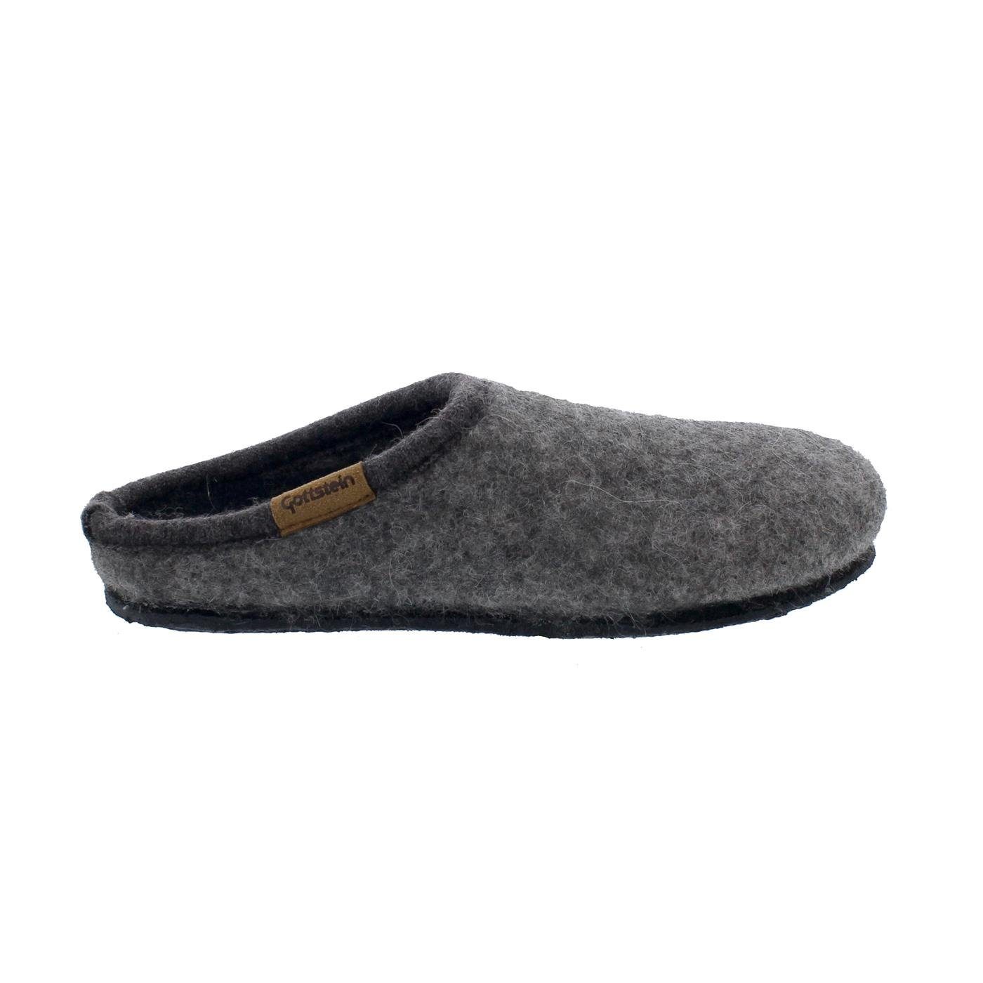 Stegmann Gottstein Schurwoll-Pantoffel, Alpine Comfort FE Natur, Tiroler Stein Pantoffel