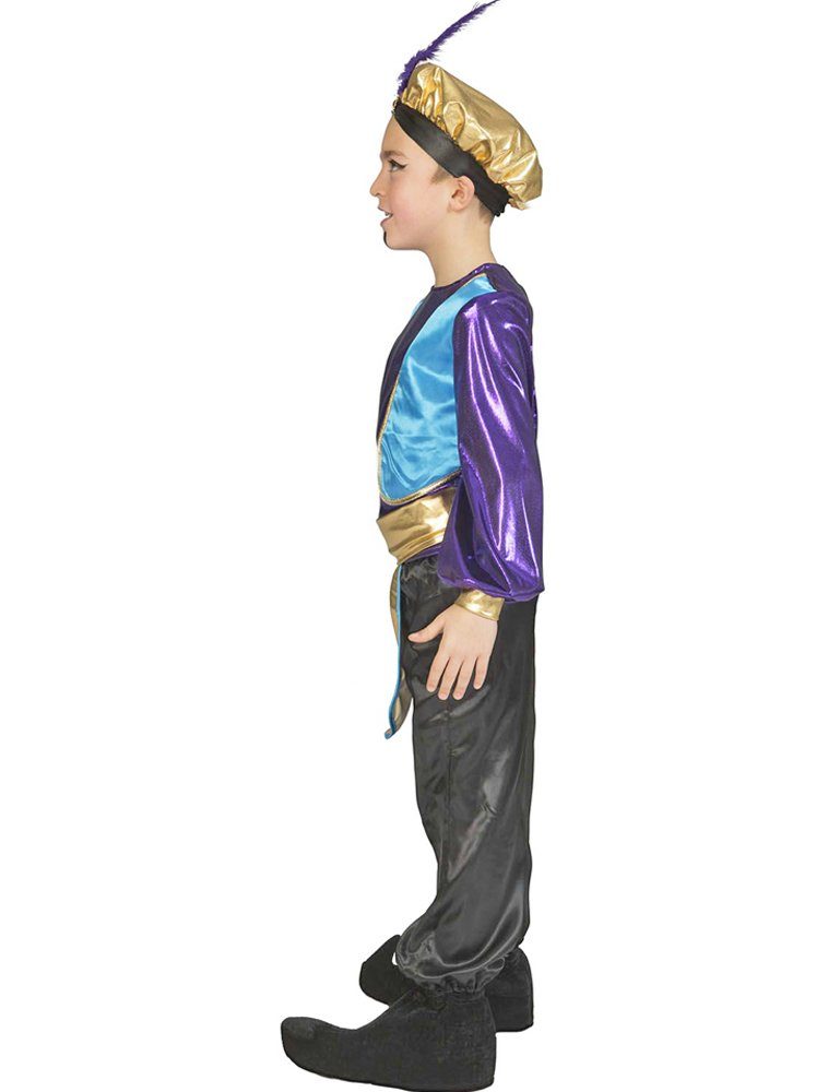 Funny Fashion Kostüm Orient Prinz Sultan Munad Kostüm für Jungen -  Märchenhafte Verkleidung für Kinder zu Mottoparty, Kindergeburtstag und  Theater