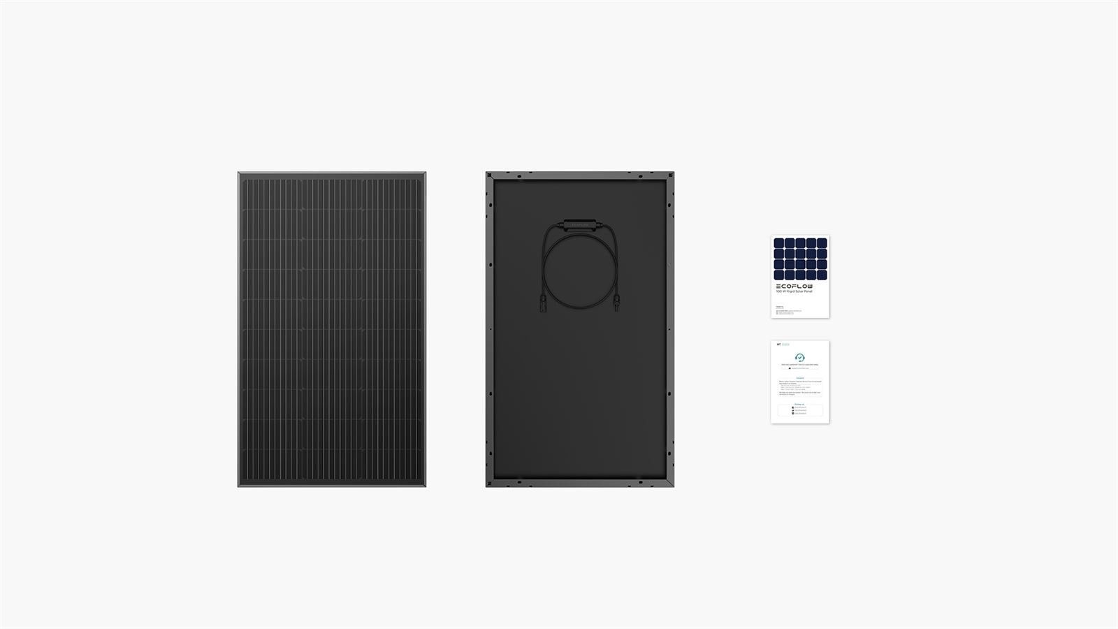 Solarpanel Home Stück Kamera 100W 2 starres Smart Ecoflow