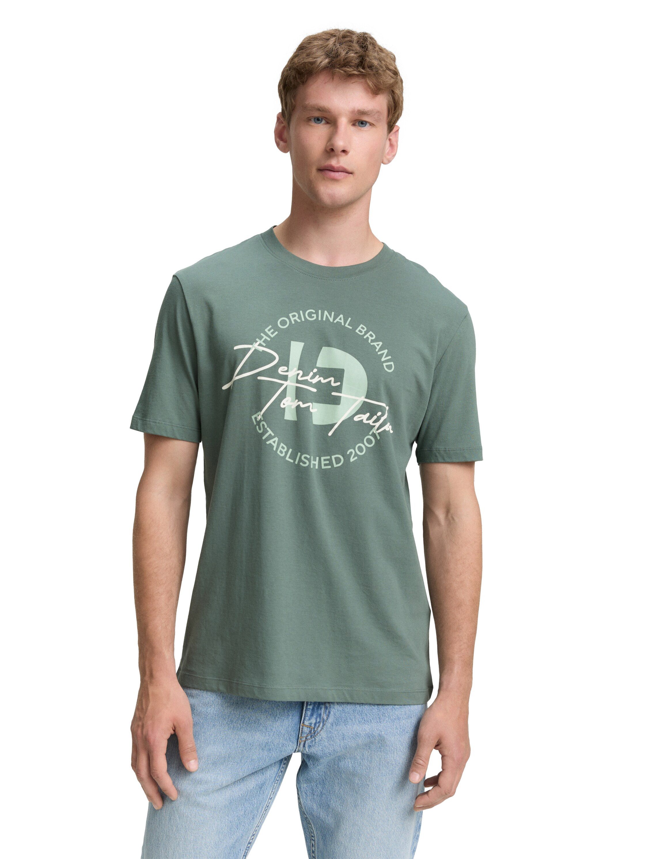 TOM TAILOR Denim T-Shirt (Packung, 3-tlg) mit Print günstig online kaufen