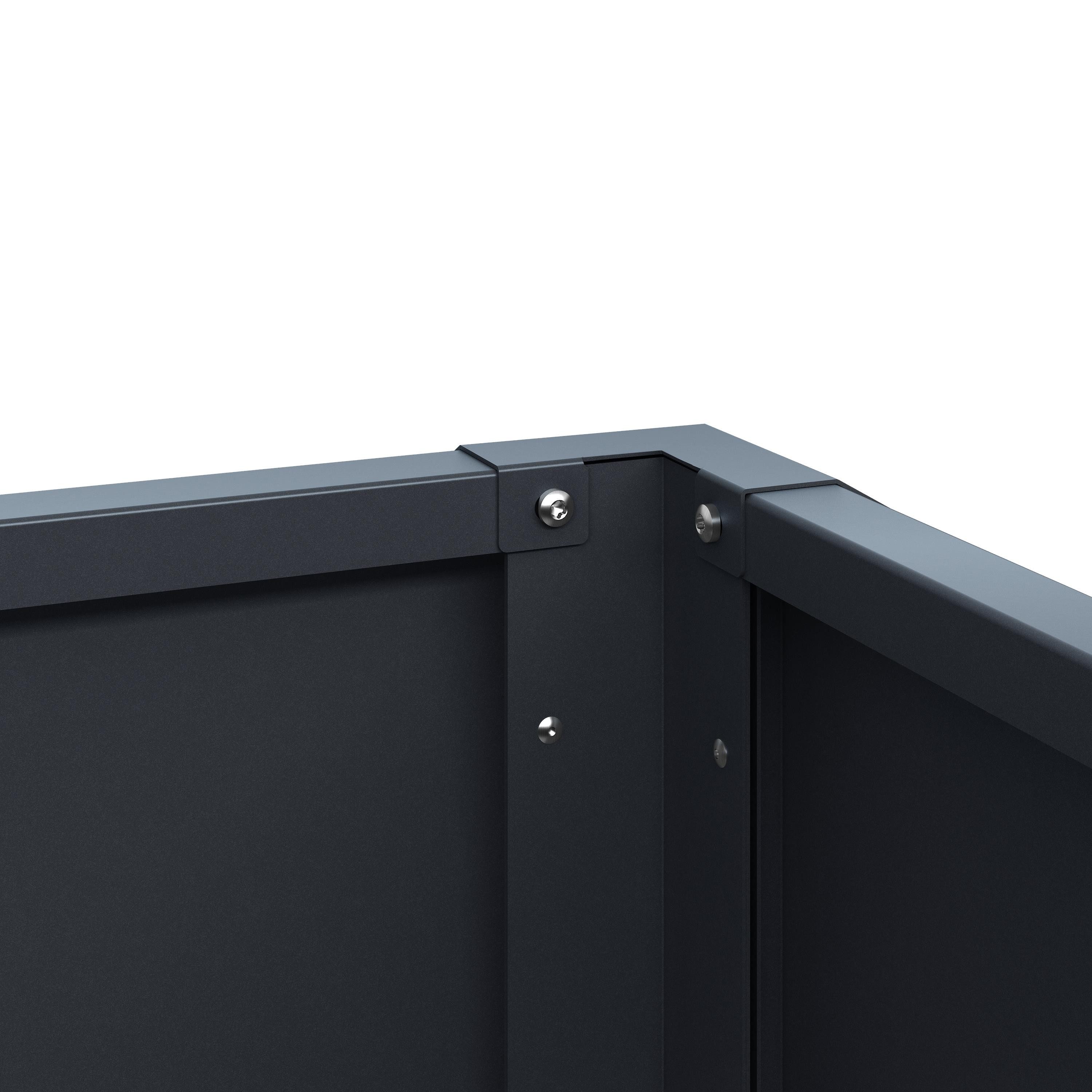 ESTEXO Hochbeet Design Gemüsebeet Pflanzbeet 150x75x77 cm mit Schneckenkante Holz-O