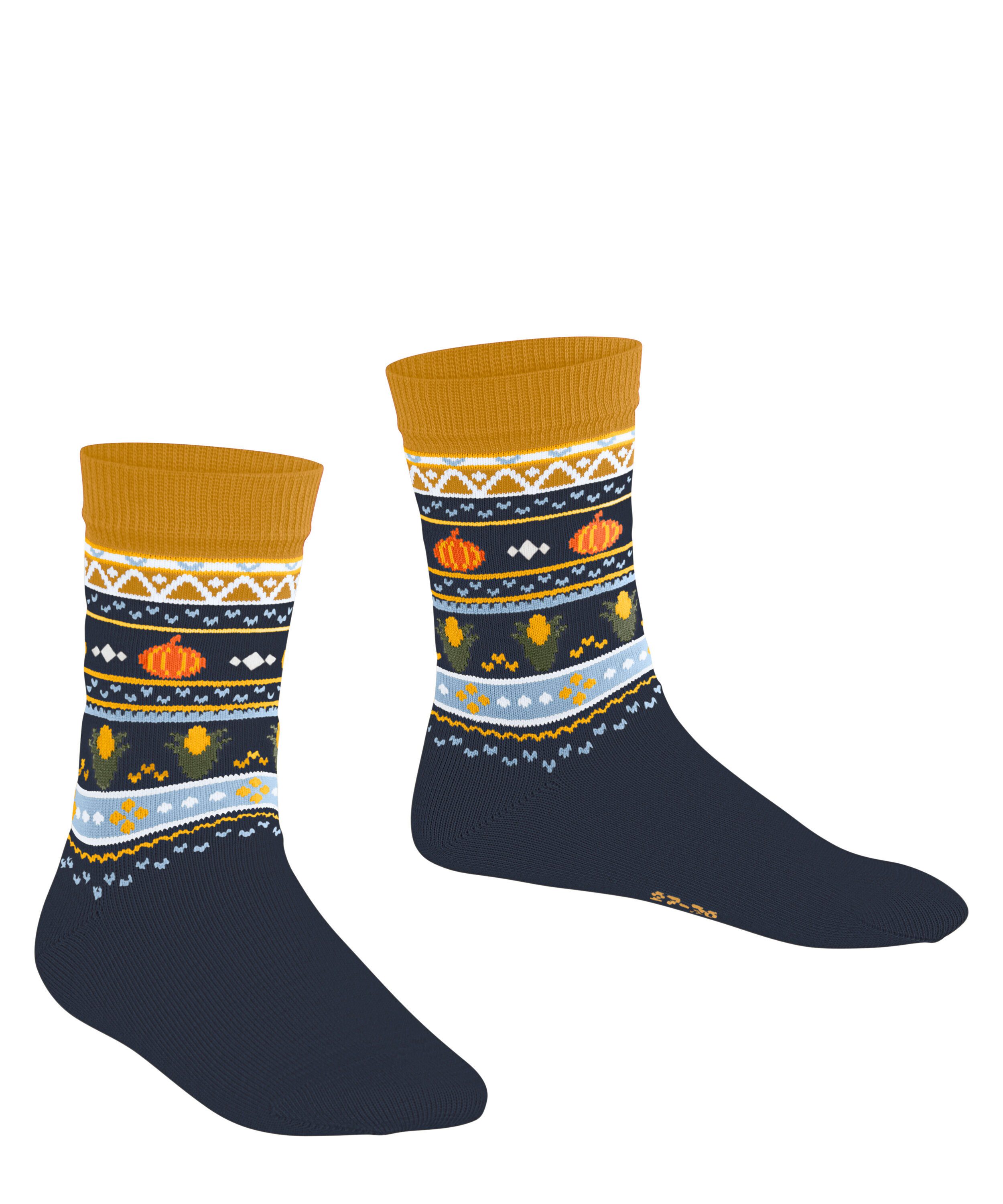 FALKE Socken Pumpkin Fair Isle Socken aus Baumwolle (1-Paar) aus Baumwolle – Bild 2 von 5
