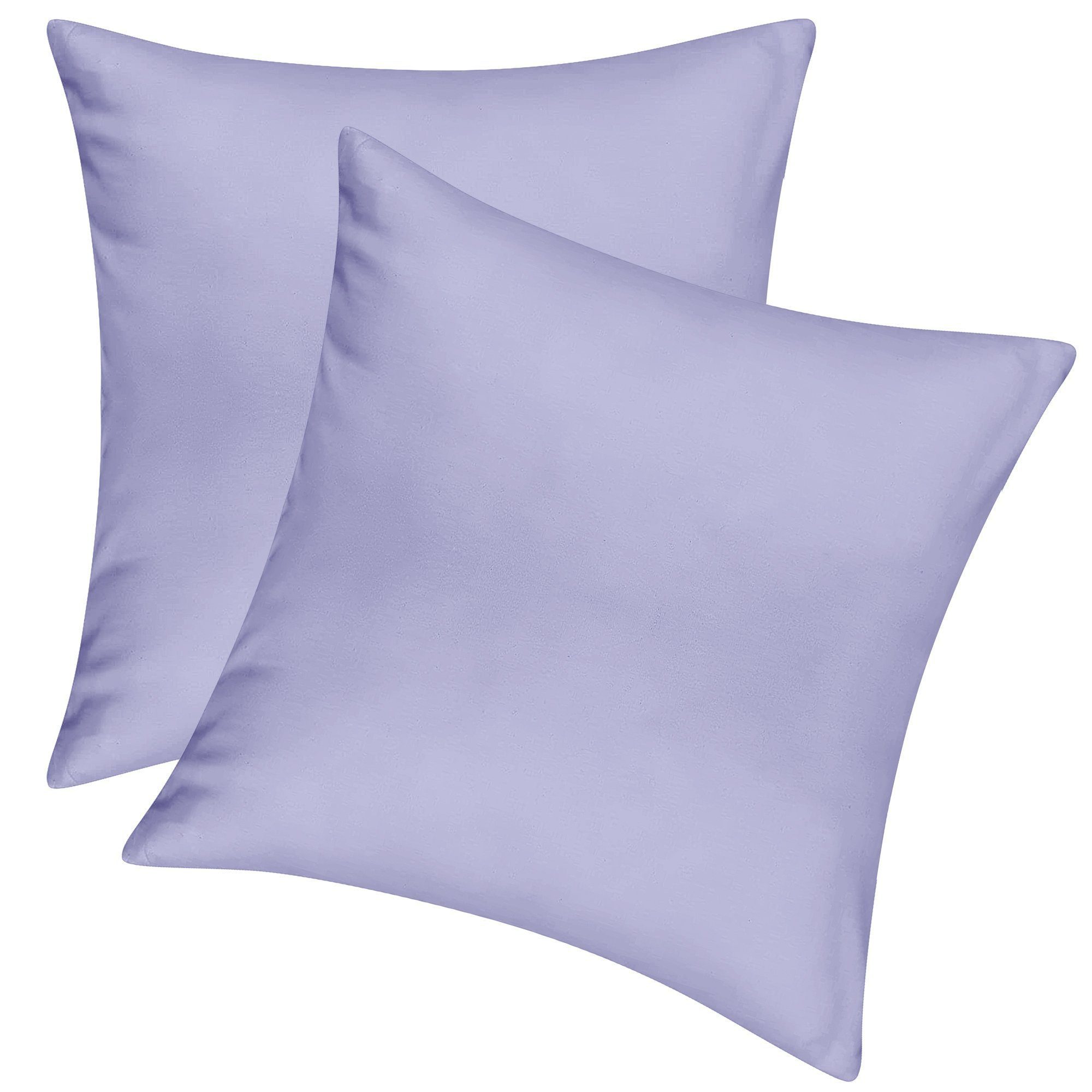 Pataya Kissenbezug 100% Baumwolle, weiche Kopfkissenbezug, Kissenhülle, Kissenbezüge, (2 Stück), Weich und Atmungsaktiv, Jersey, 140 g/m²