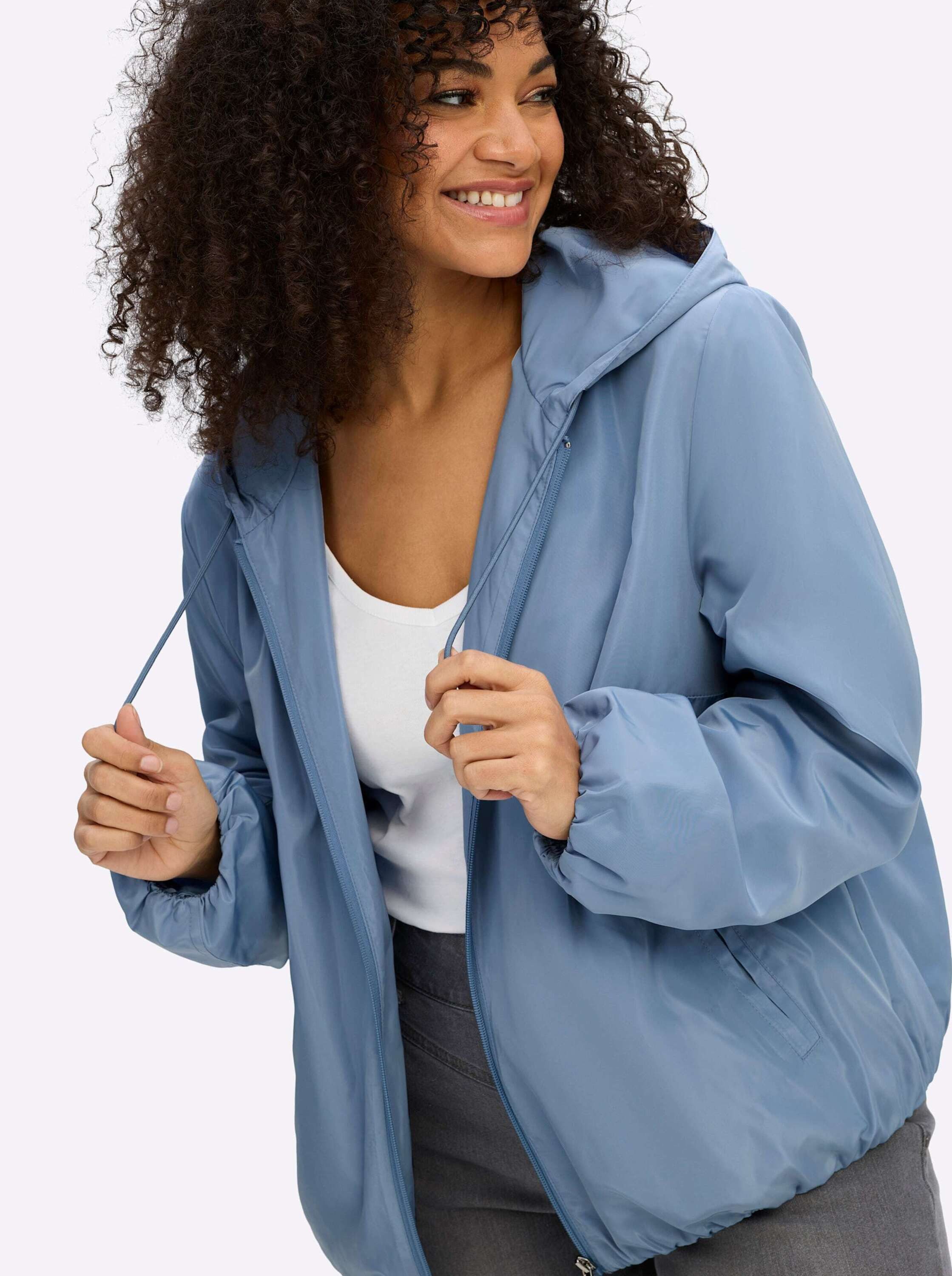 Sheego Allwetterjacke Blouson Langarm
