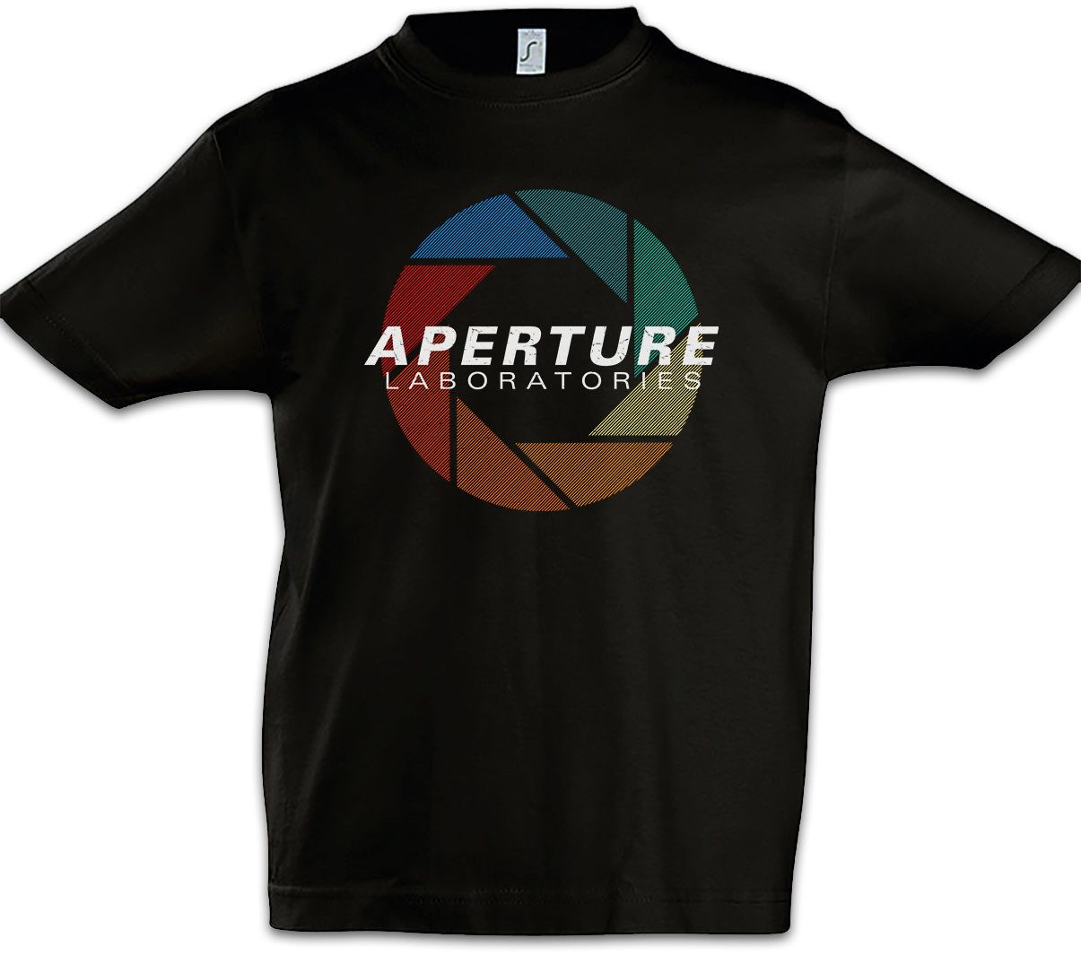 Print-Shirt Aperture Laboratories Logo B Kinder T-Shirt Science Logo Labs Game