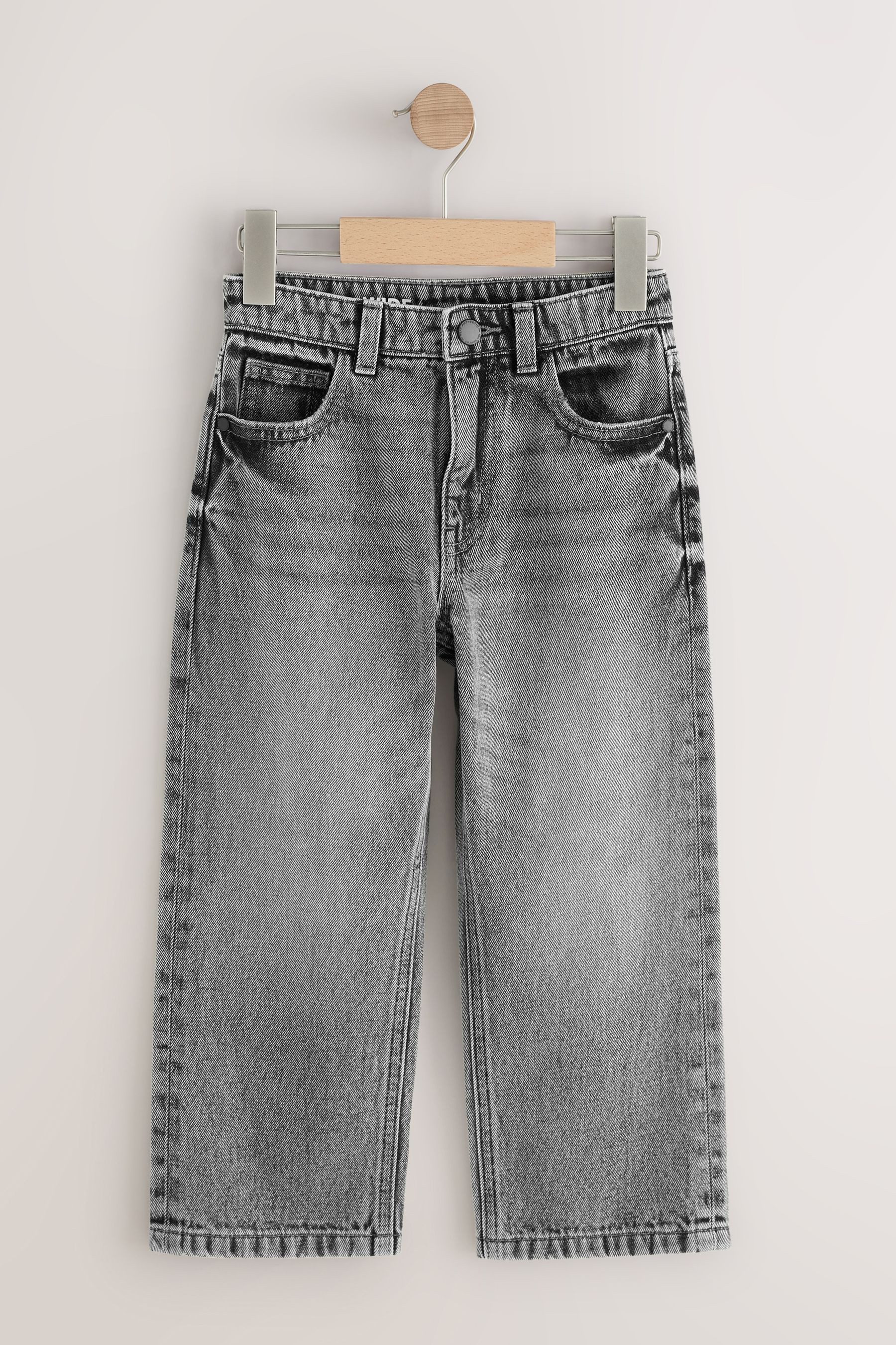 Next Weite Jeans Jeans mit durchgehendem Print (1-tlg) – Bild 4 von 5