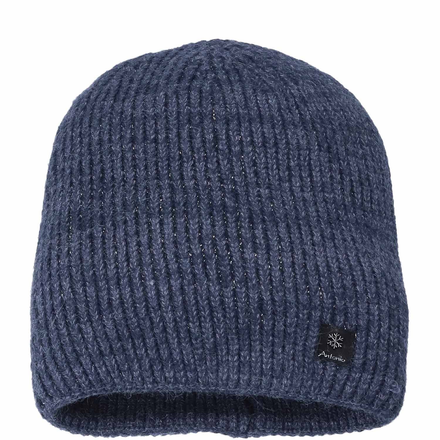 Antonio Strickmütze Antonio Winter Lady Hat Secret Glitter Beanie blau (1-S günstig online kaufen