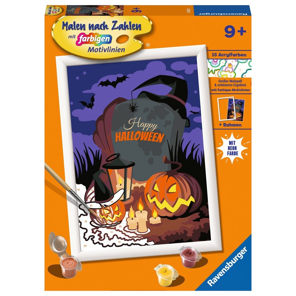 Ravensburger Verlag GmbH Malen nach Zahlen Ravensburger Malen nach Zahlen Halloween Mood 18x24cm