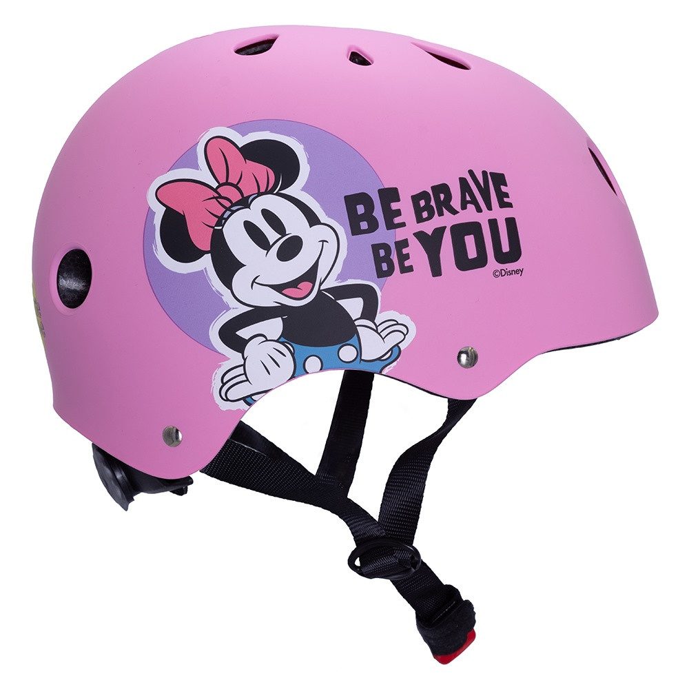 Seven Polska Kinderfahrradhelm Disney Fahrradhelm "MINNIE be you", Fahrrad, 52-56cm, ab ca. 6 Jahre