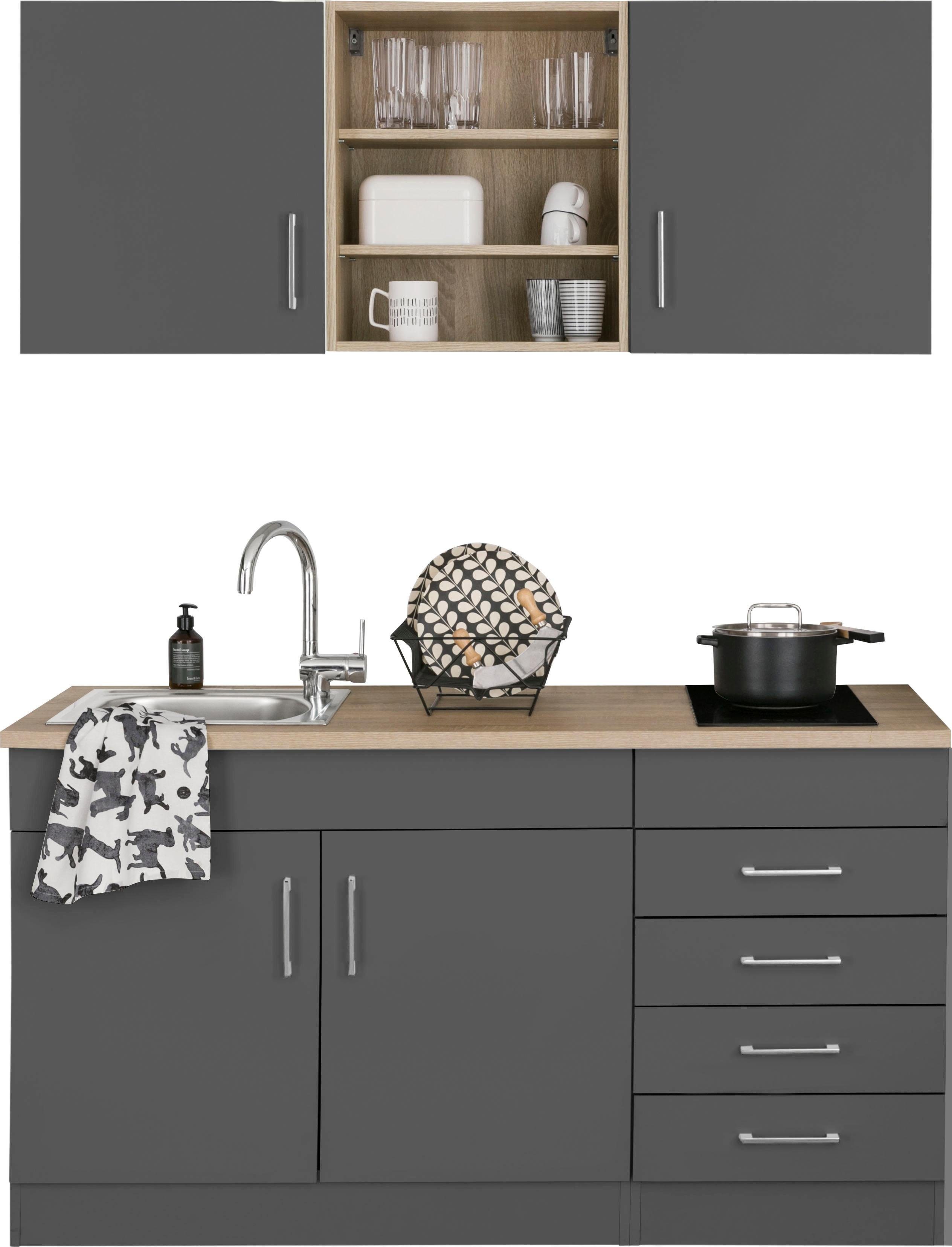 KOCHSTATION Pantryküche KS-Mali, Breite 150 cm, günstig online kaufen