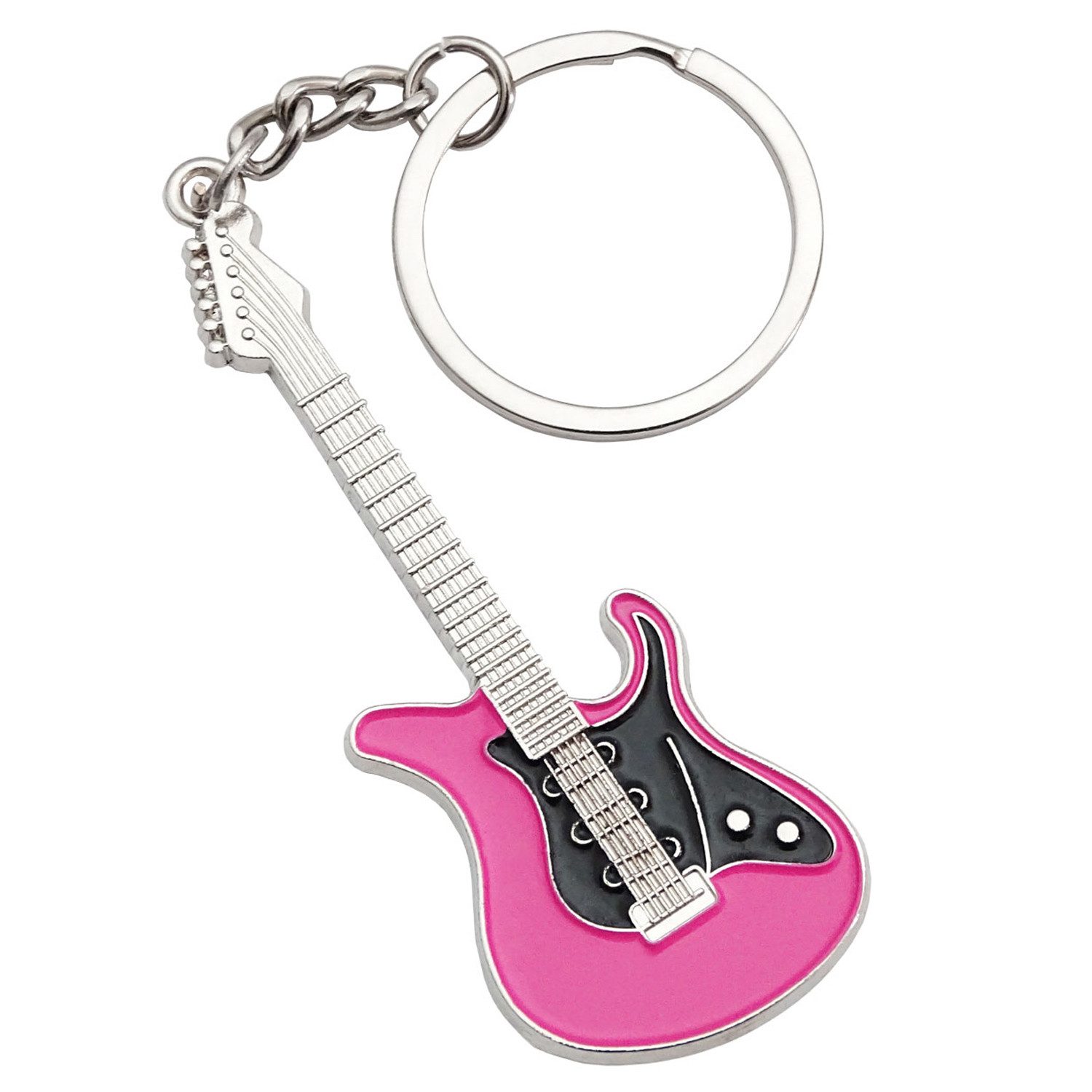 E-Gitarre keepdrum Schlüsselanhänger E-Gitarre in Pink