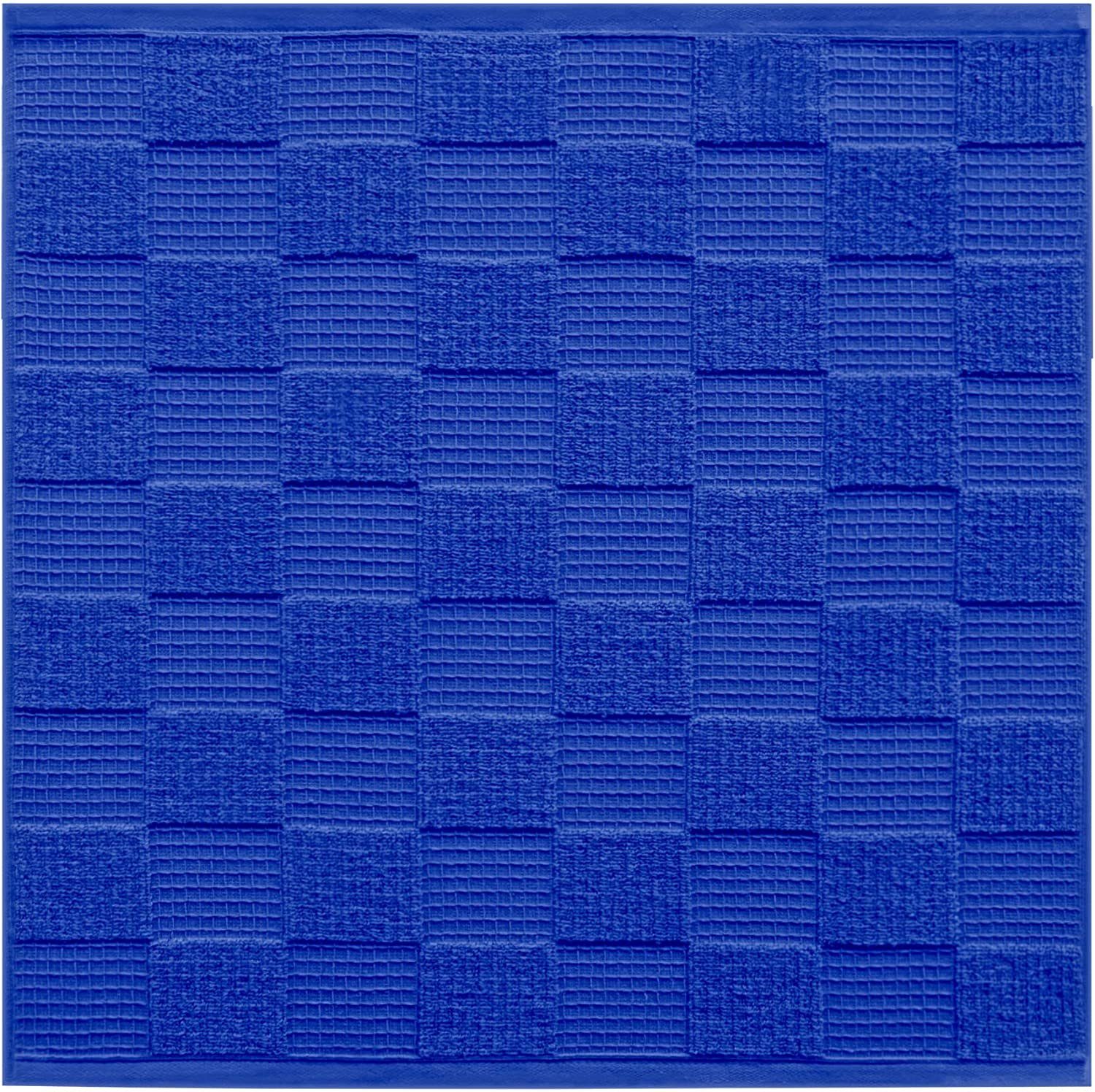 Königs Blau cm (Set, mit Waffelmuster Blaue Lissabon, 50x50 Lashuma Frotteetücher Geschirrtuch 3-tlg),