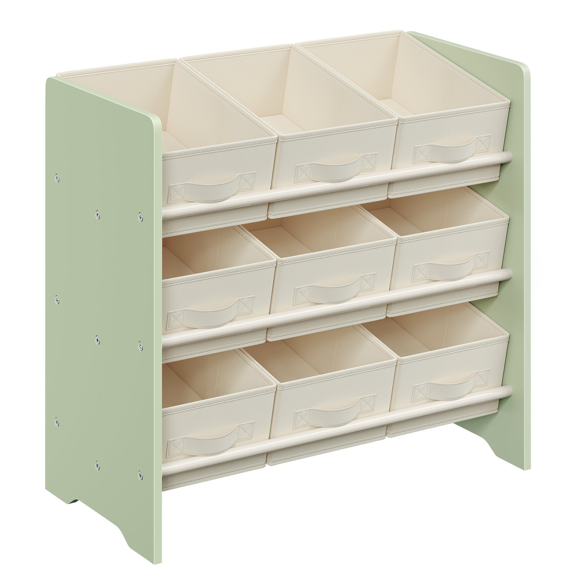 Kinderregal 9 Boxen Spielzeugregal Kinderzimmerregal Kinder Organizer Spielregal