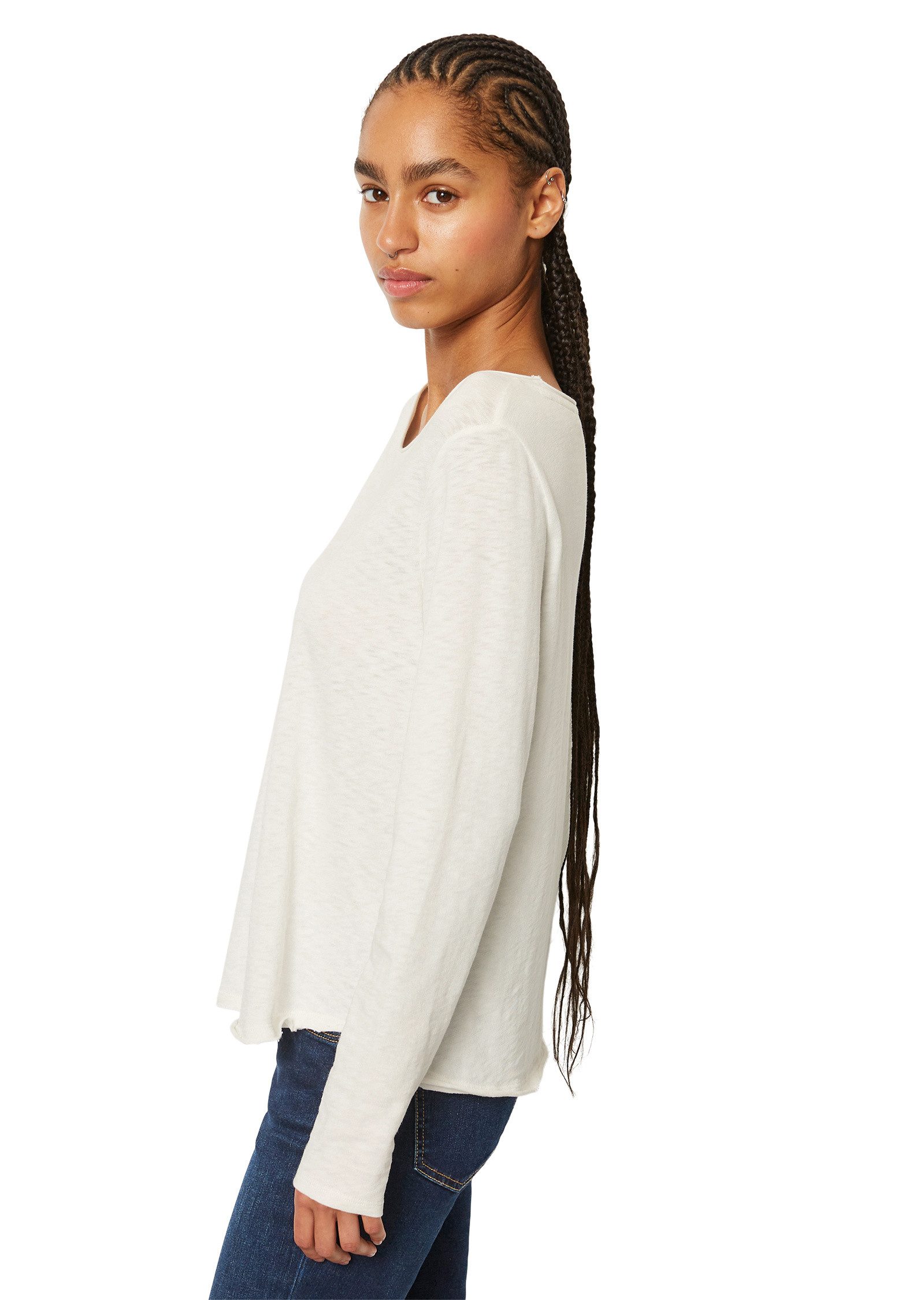 Marc O'Polo DENIM Langarmshirt aus Organic Cotton