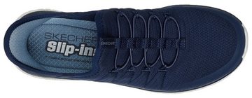 Skechers VIRTUE-GLOW Slip-On Sneaker Schlupfschuh, Slipper, Freizeitschuh mit praktischen Gummizügen