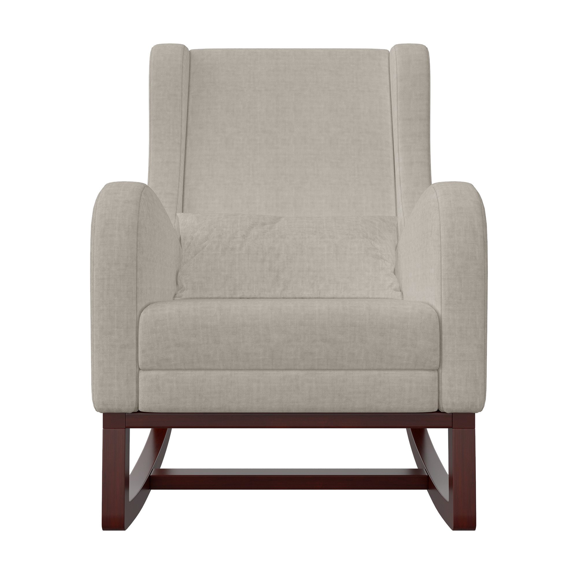 Furnishings Home Schaukelstuhl Hellbeiger Polsterstuhl mit Kissen (Set, 1 S günstig online kaufen