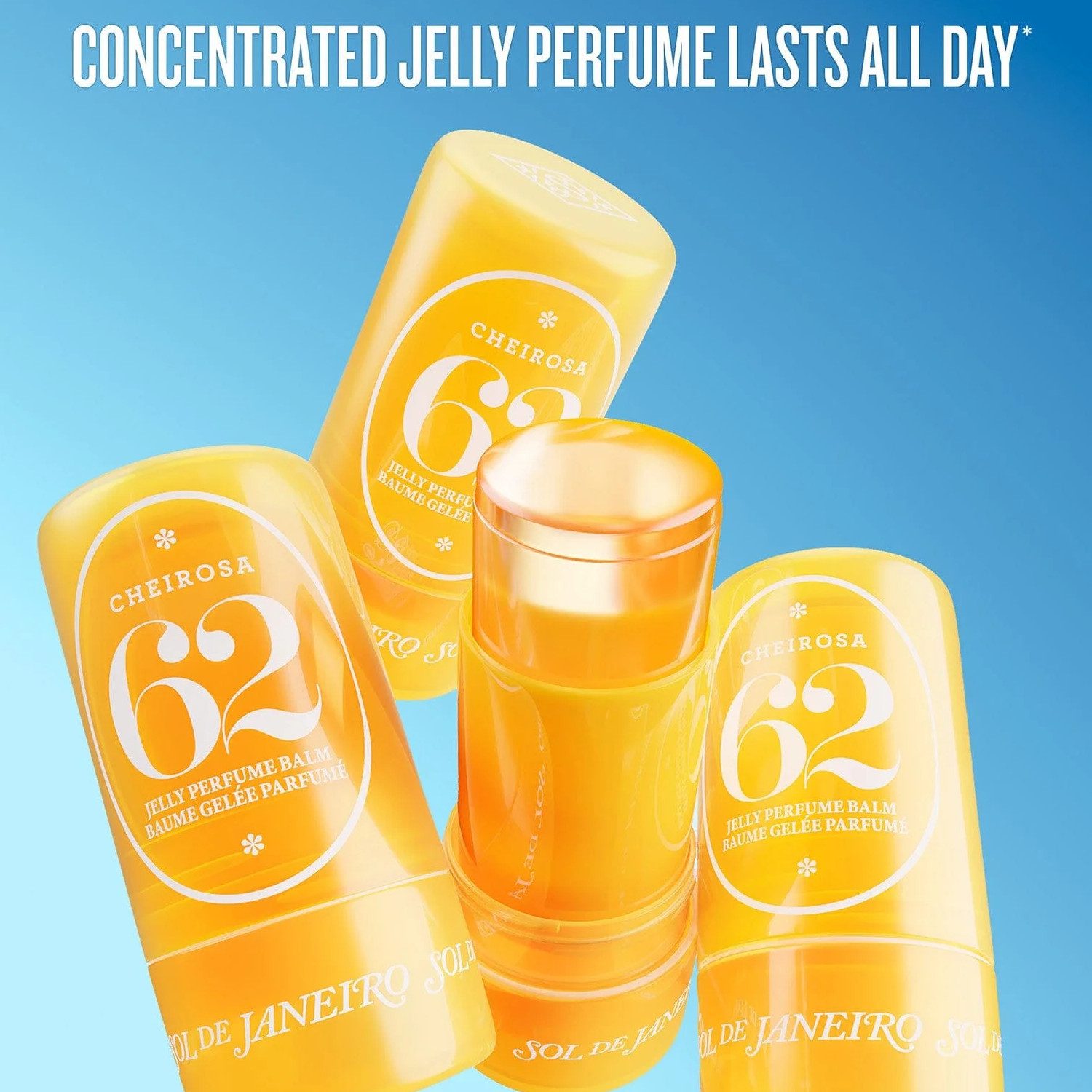 Sol de Janeiro Körperpflegeduft Sol de Janeiro Cheirosa 62 Jelly Perfume Balm Stick, Jelly-Duftstick mit Cheirosa 62 Duftprofil