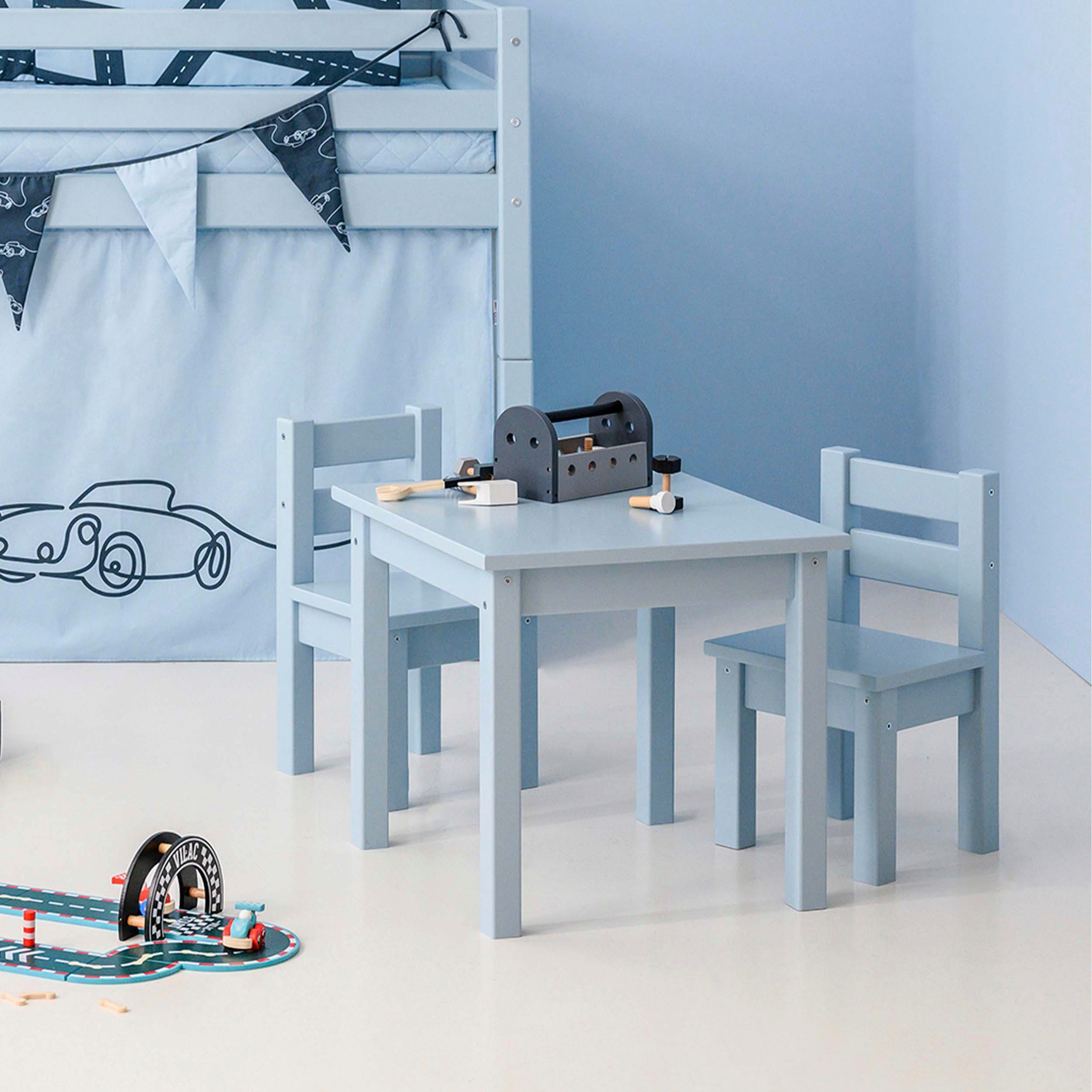 Hoppekids Kindersitzgruppe "MADS Kindersitzgruppe" Set, 1 Tisch, 1 Stuhl, 2 günstig online kaufen