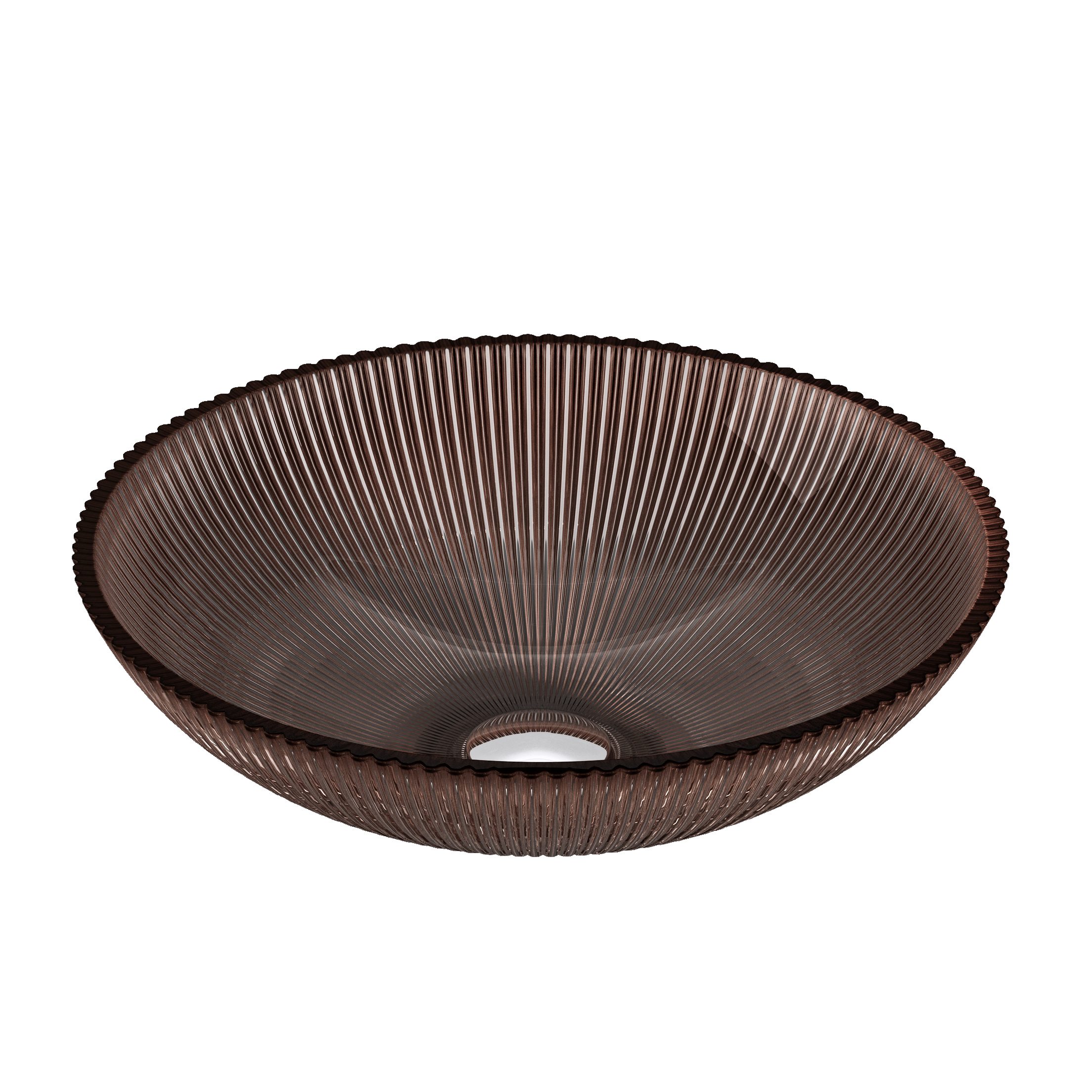 Mai & Mai Aufsatzwaschbecken Glaswaschbecken Glas Waschplatz Handwaschbecken Minerva06, leichte Reinigung, ohne Überlauf