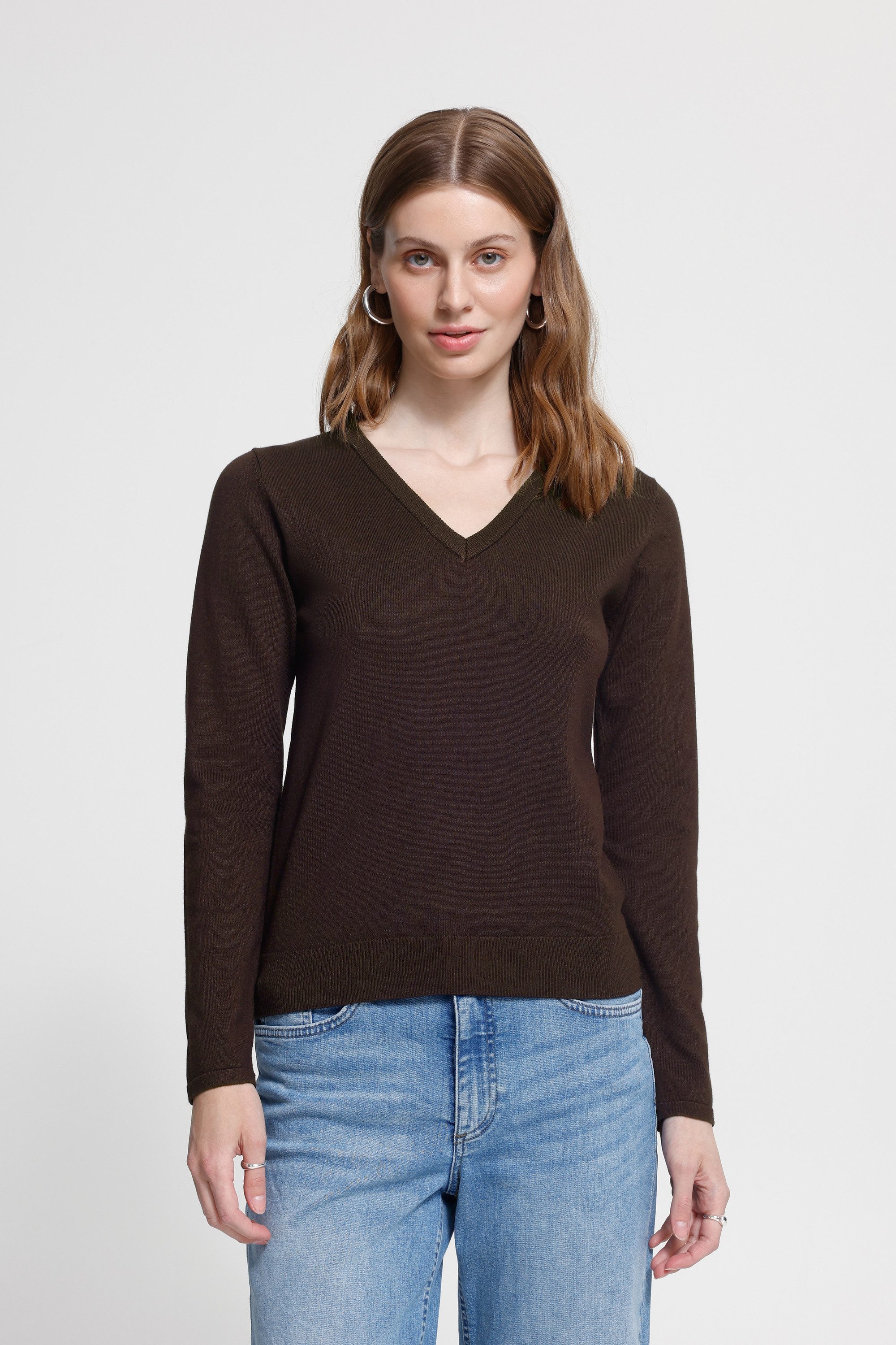 ICHI Strickpullover Strickpullover langarm IHLULS