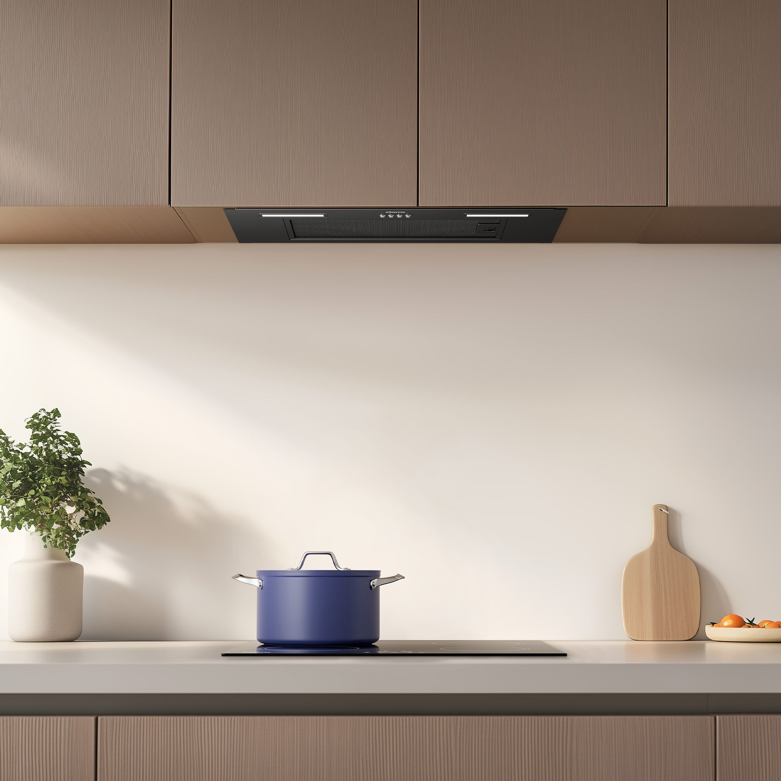 CIARRA Unterbauhaube 60 cm Einbau Dunstabzugshaube A+++ 650 m³/h Abluft & Umluft VMB6926A Fettfiltern & Aktivkohlefiltern leise Einbauhaube für Küchenschrank – Bild 4 von 5