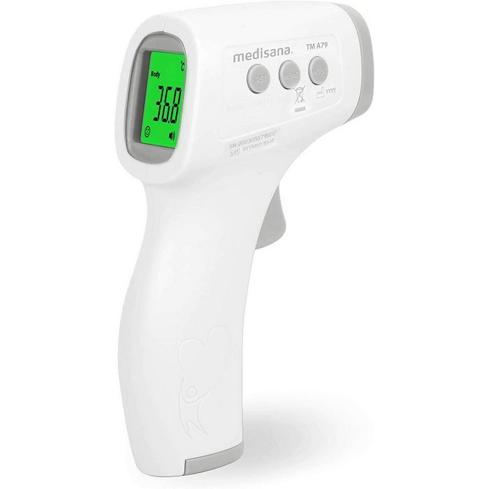 Medisana Fieberthermometer medisana TM A79 kontaktloses Infrarot Thermometer berührungsloses Stirnthermometer für Erwachsene Kinder und Baby