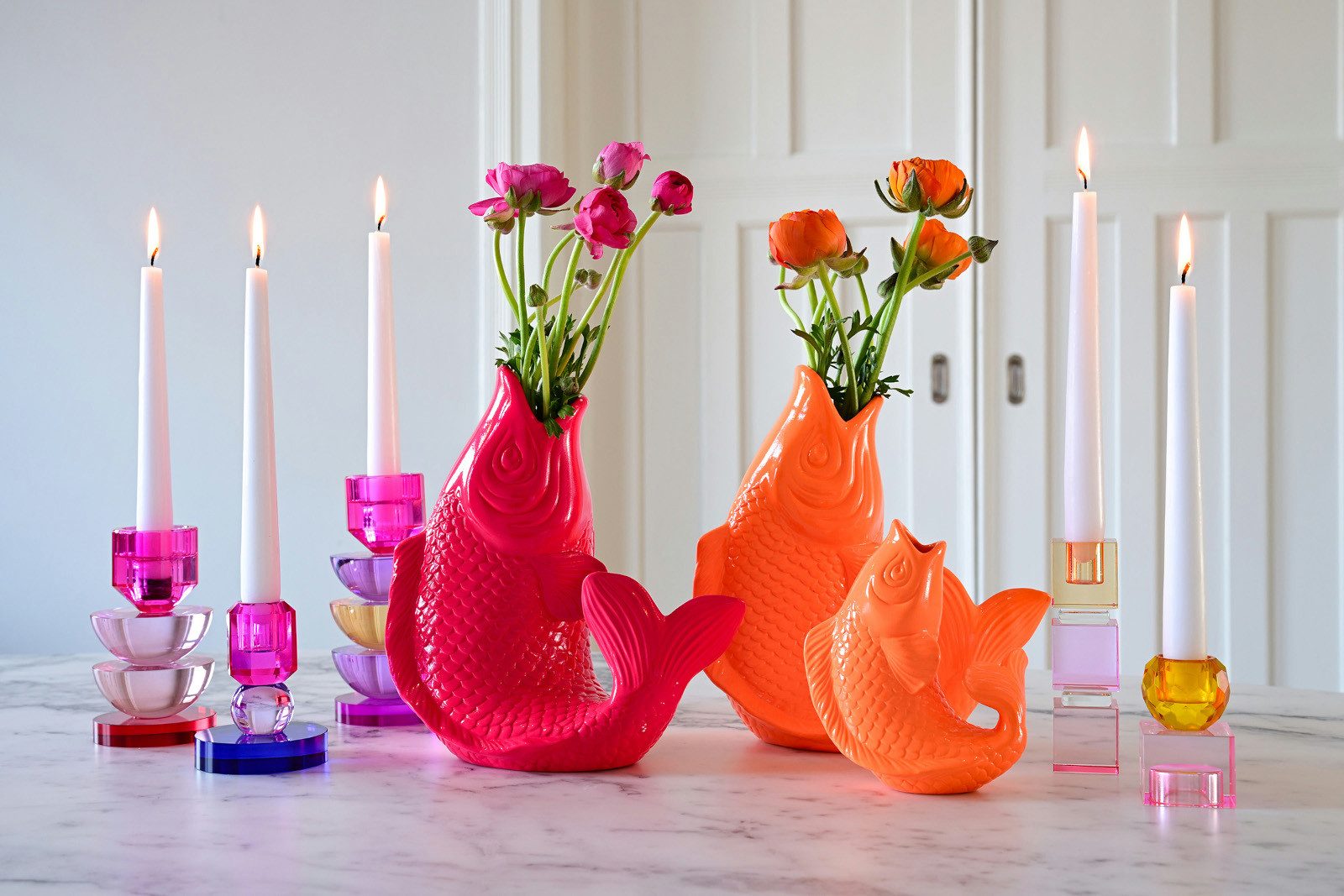 Giftcompany Dekovase Mamsell Koi Fisch Vase XS rainbow ocean 15,5cm (Vasen) günstig online kaufen