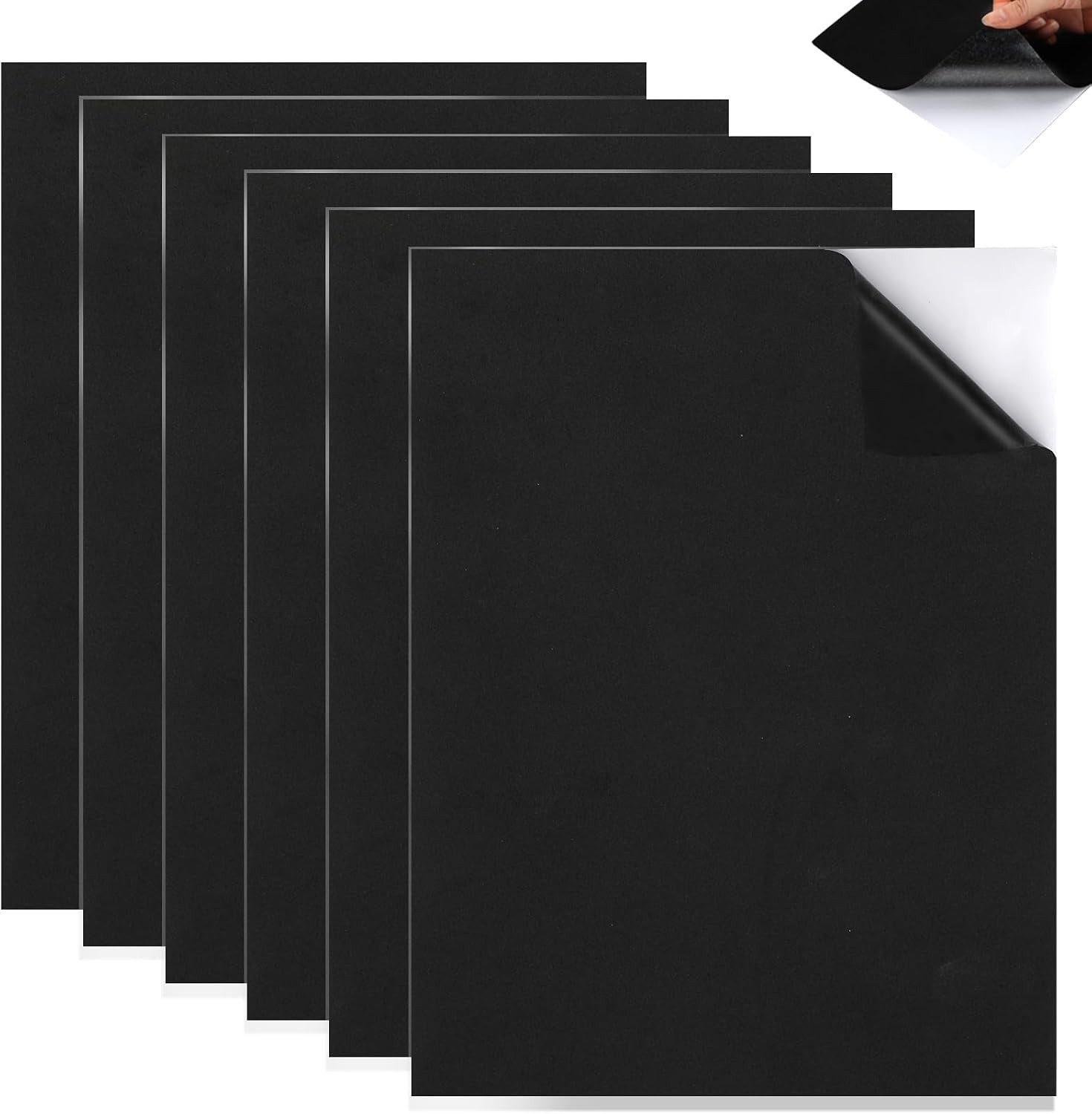FELIXLEO Dämmplatte 18 Stück Selbstklebende EVA Schaumstoffplatte Schwarz 250x200x3mm, (1-St)