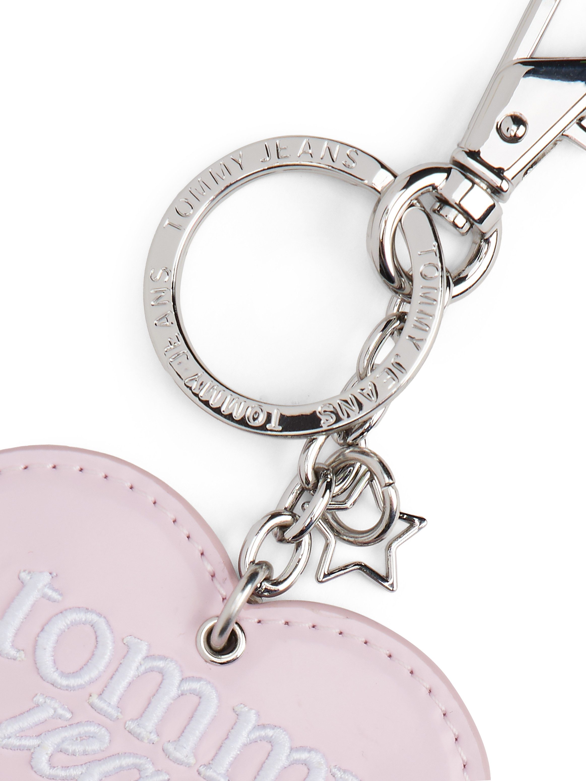 Tommy Jeans Schlüsselanhänger TJW PU HEART CHARM, Taschenanhänger, Accessoires, Taschen Charm, Bag Charm in Herzform
