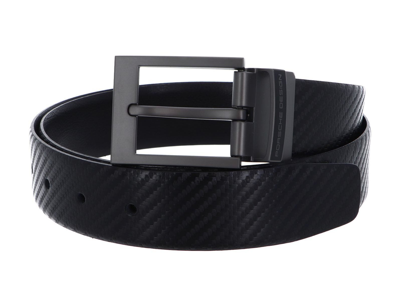 PORSCHE Design Ledergürtel Business Traveller Buckle Belt Reversible 3,5 aus echtem Rindsleder