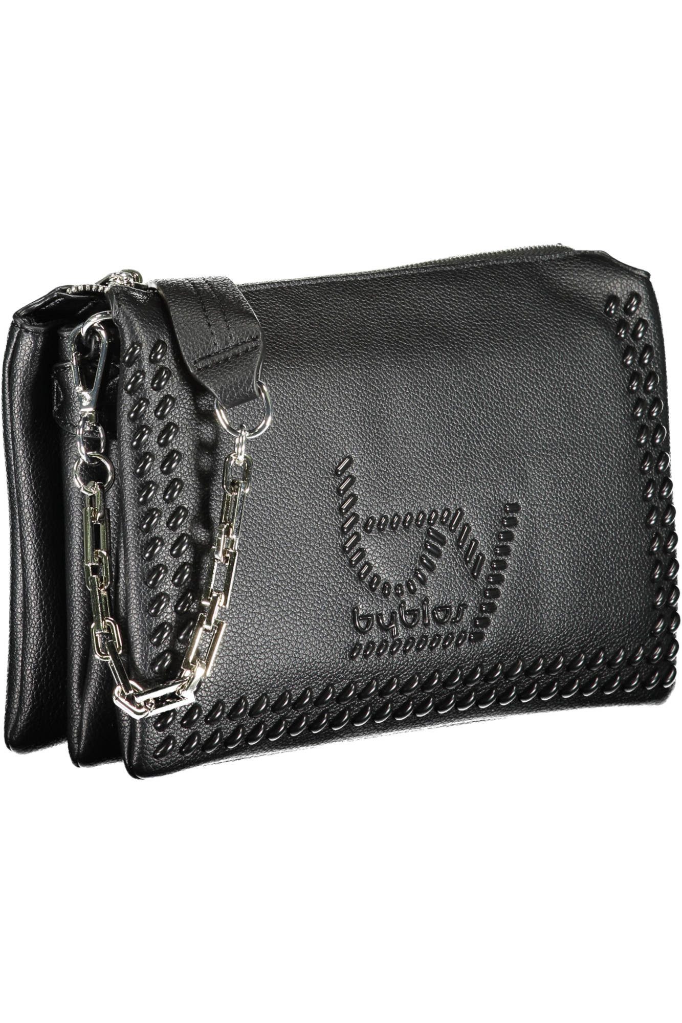 Byblos Umhängetasche, Elegante schwarze Damenhandtasche mit vielseitigen Tragemöglichkeiten