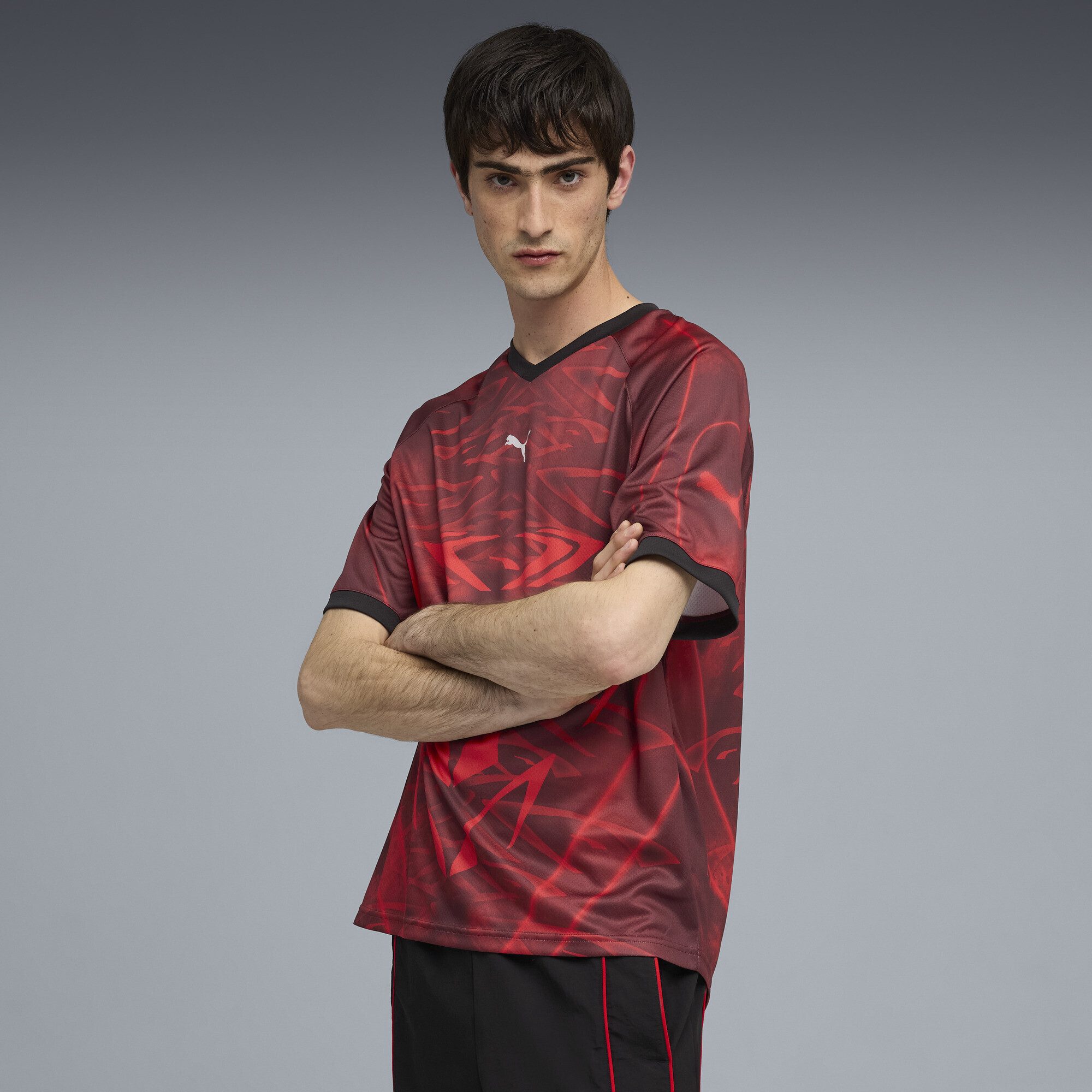 PUMA Trainingsshirt PUMATECH Allover-Print Relaxed Fußballtrikot günstig online kaufen