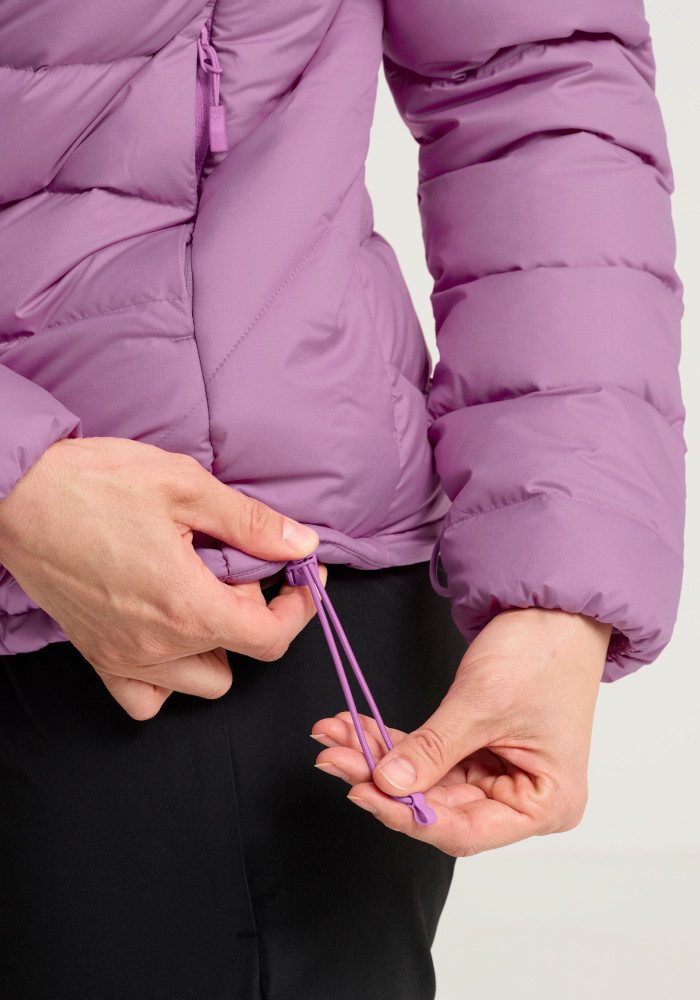 Jack Wolfskin Daunenjacke WILD PASS DOWN HOODY W RDS mit Kapuze, warm gefüttert, wind- und wasserabweisend, leicht – Bild 5 von 5