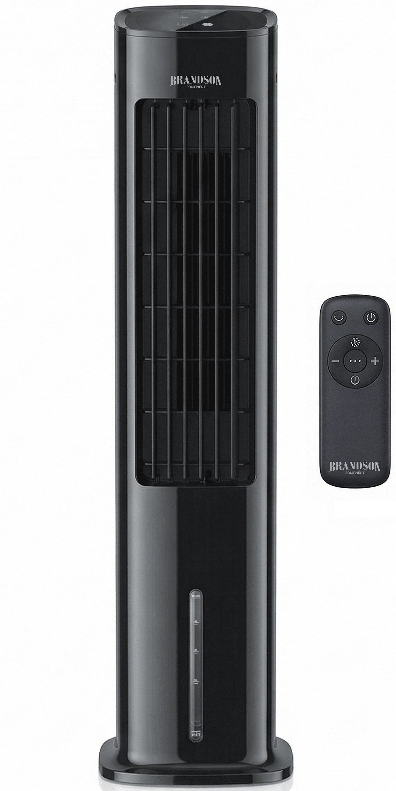 Brandson Ventilatorkombigerät Mobiler Luftkühler, 5L Wassertank, Luftbefeuchter, Verdunstungskühler, NTV Sieger 2026, Turmventilator, 3 Modi, Autostopp, Timer, Lüfter