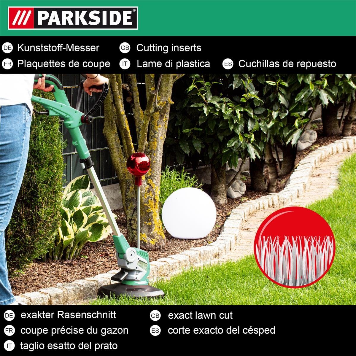 Parkside Motorsensenmesser für Akku Rasentrimmer PRTA günstig online kaufen