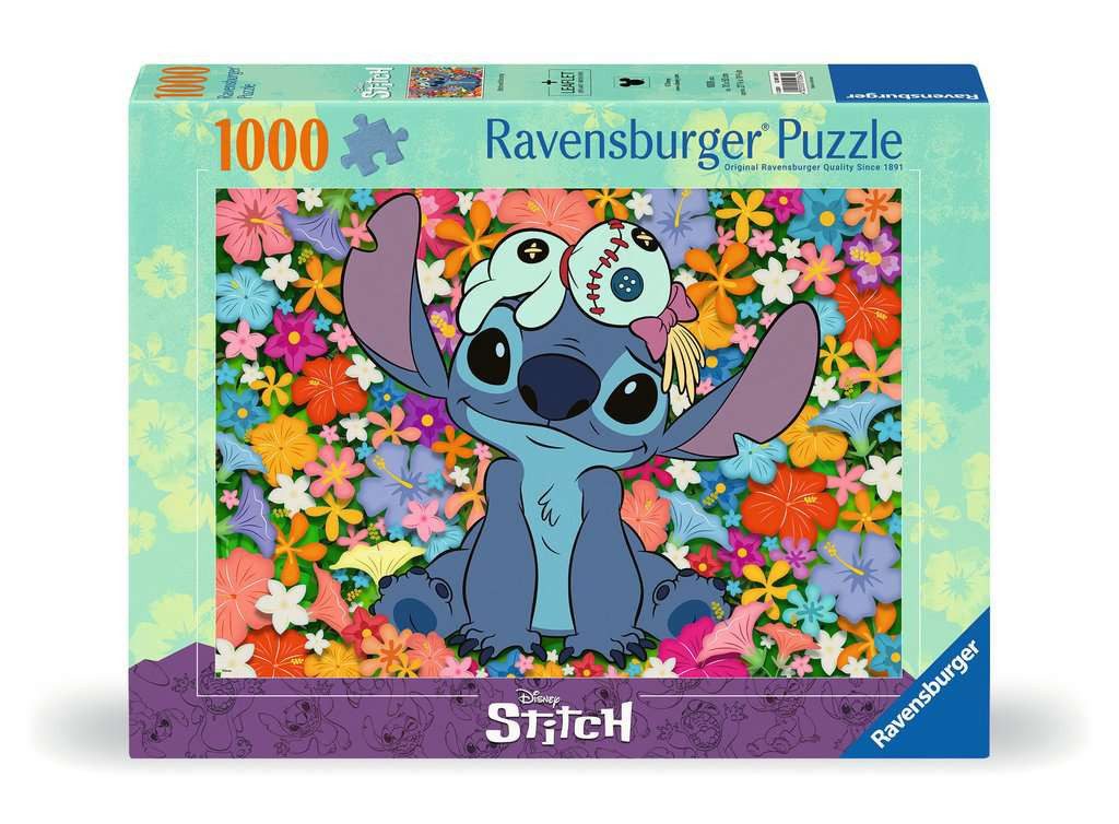 Ravensburger Puzzle Ravensburger 12001264 Disney Stitch 1000 Teile Puzzle, 1000 Puzzleteile