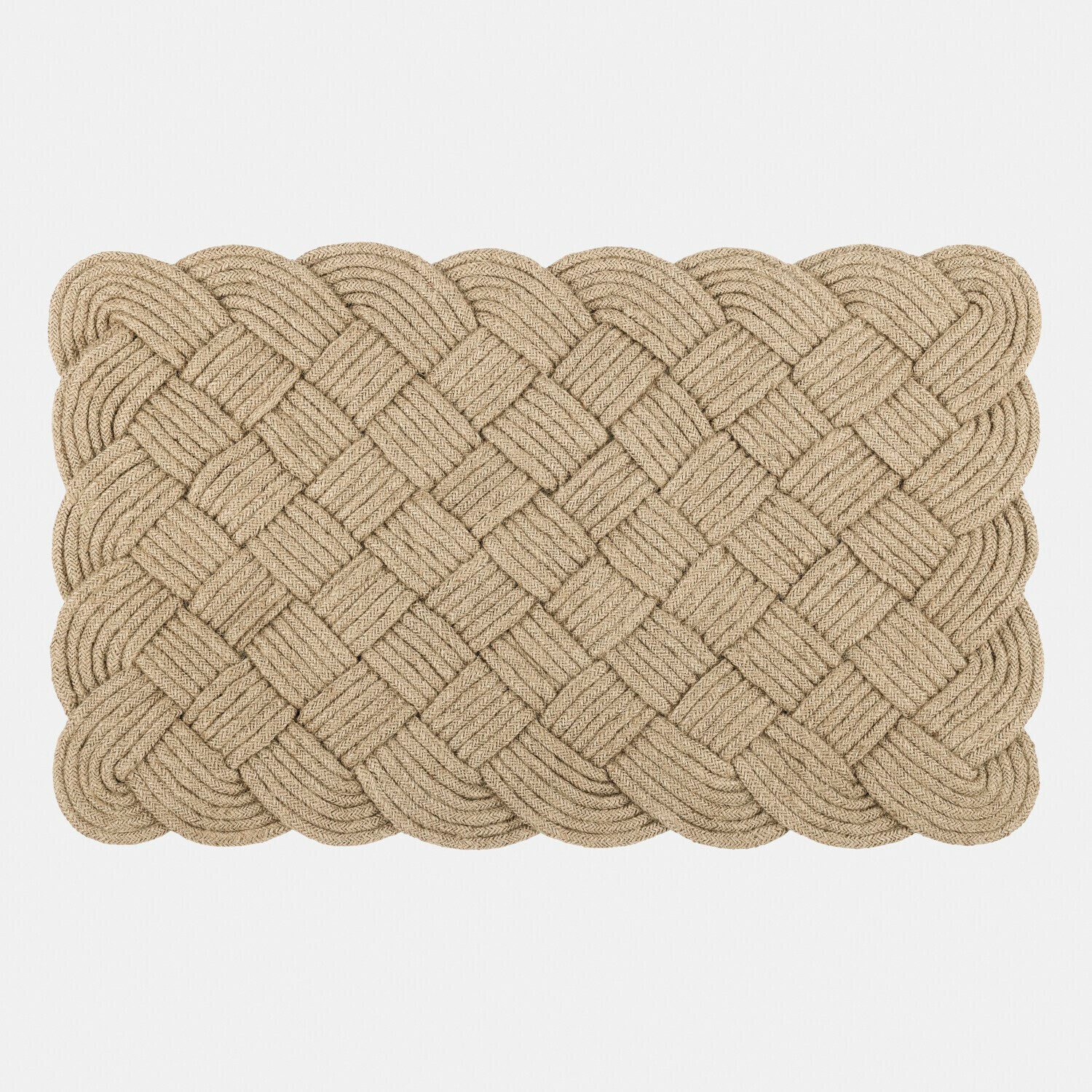 Mirabeau Teppich Fußmatte Harman beige, rechteckig, Höhe: 60.0 mm