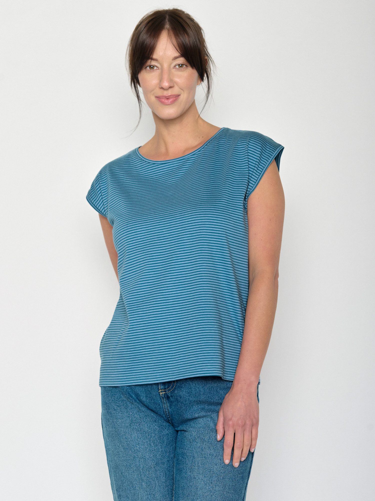 GreenBomb T-Shirt Timid Basic Motiv Basic (1-tlg., 1) lockerer kurzer Schni günstig online kaufen