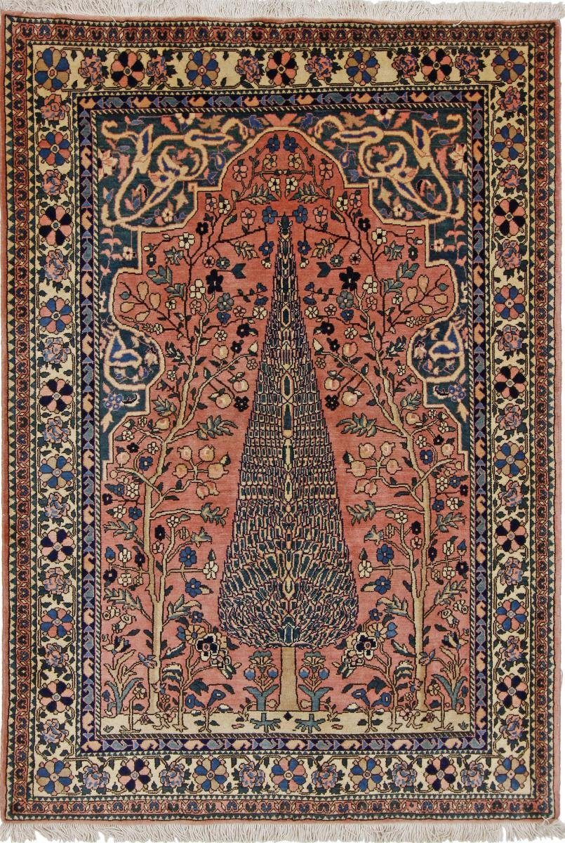 Bakhtiar Baba Orientteppich, Heydar 141x202 Nain Orientteppich Höhe: rechteckig, Handgeknüpfter mm 12 Trading,