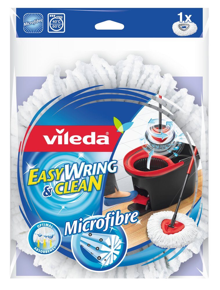 Clean Ersatz und Vileda Easy Wischmop VILEDA Wring Reinigungsbürsten-Set