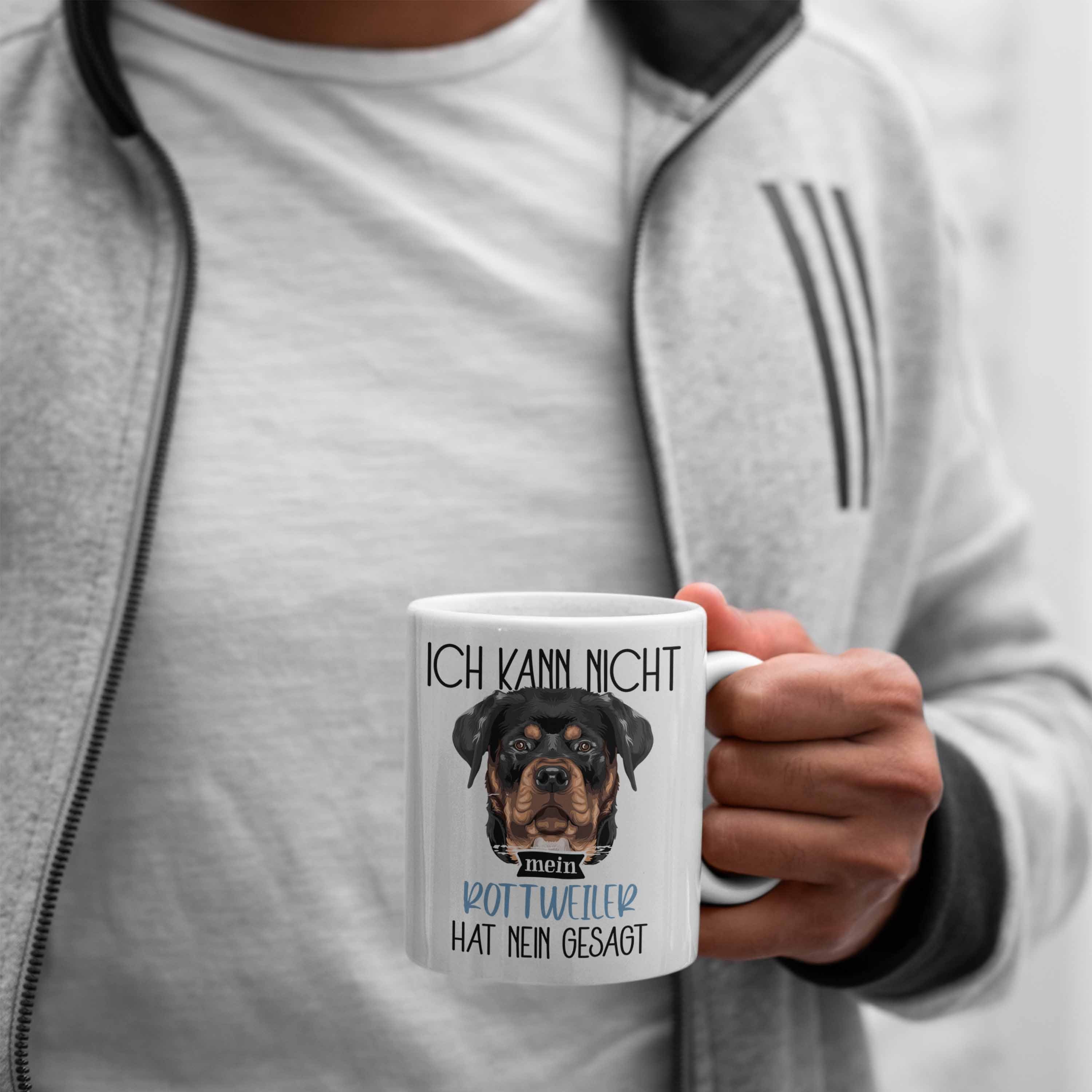 Trendation Tasse Rottweiler Tasse Spruch Ka Ich Besitzer Weiss Lustiger Geschenkidee Geschenk