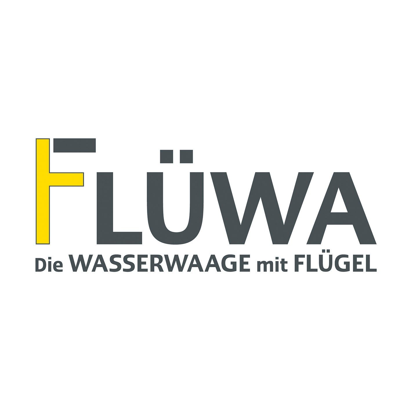 FLÜWA Wasserwaage ausklappbaren Flügel, 60 cm schwarz/gelb