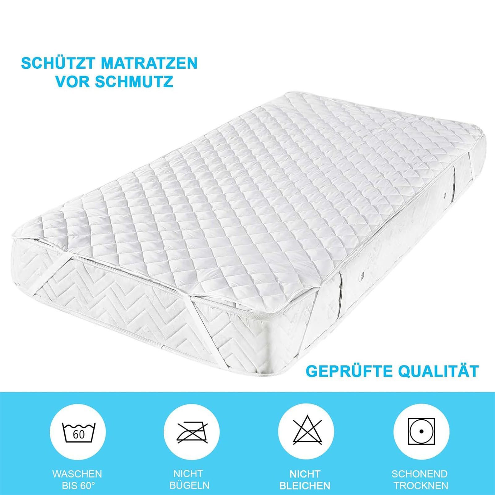 Matratzenschoner Matratzenauflage Bettlaken Matratzenschutz atmungsaktiv wa günstig online kaufen