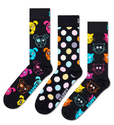 Happy Socks Socken (Set, 3-Paar) mit verspielten Mustern