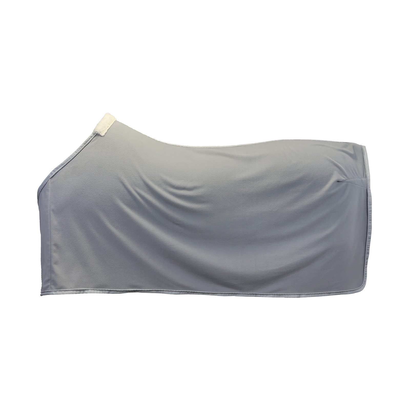 EQuest Pferde-Abschwitzdecke ALPHA FLEECE Abschwitzdecke für Pferde, grau, 135 cm