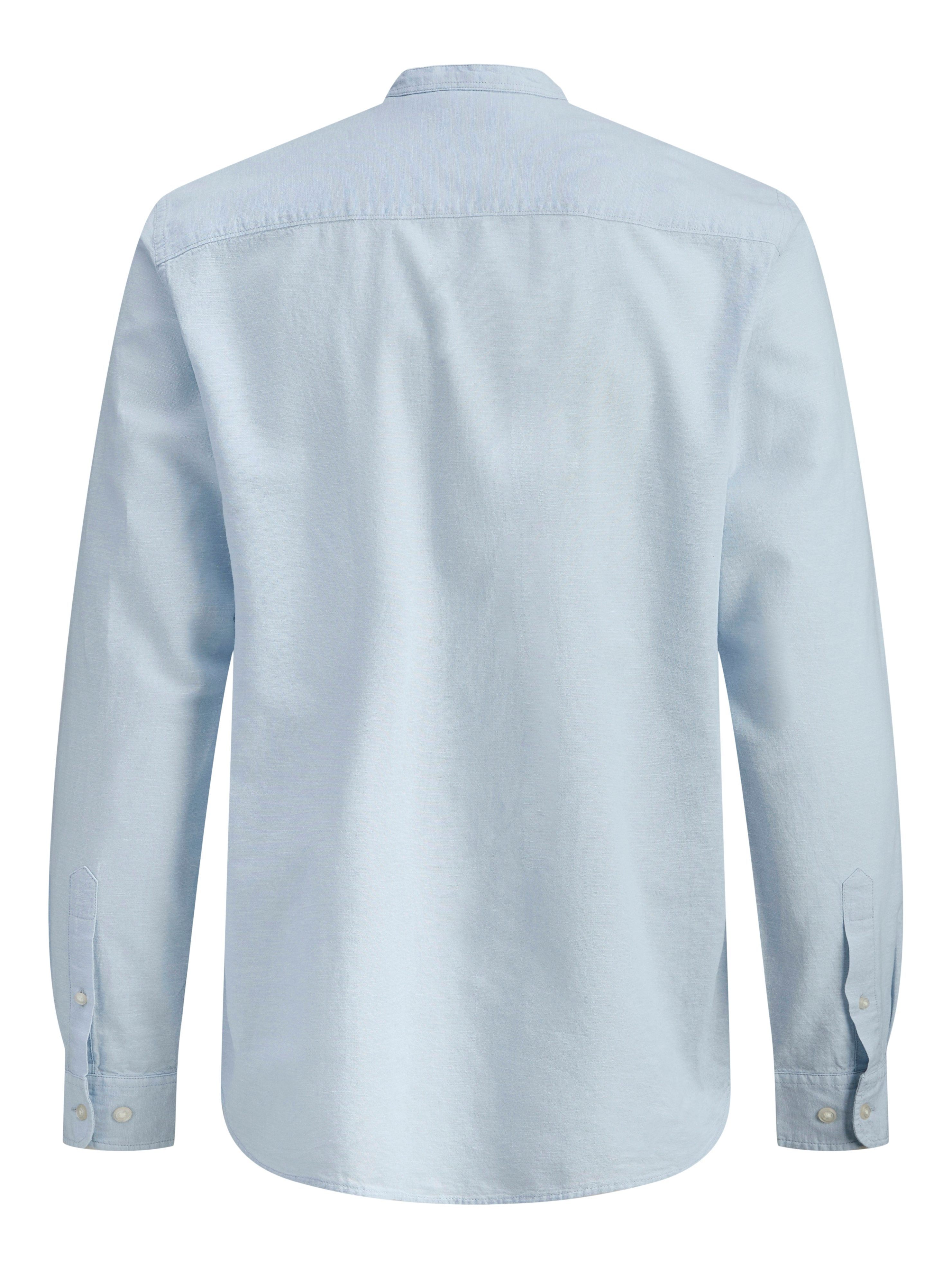 Jack & Jones PlusSize Langarmhemd JJEBREEZE LINEN BLEND BAND SHIRT L PLS mi günstig online kaufen