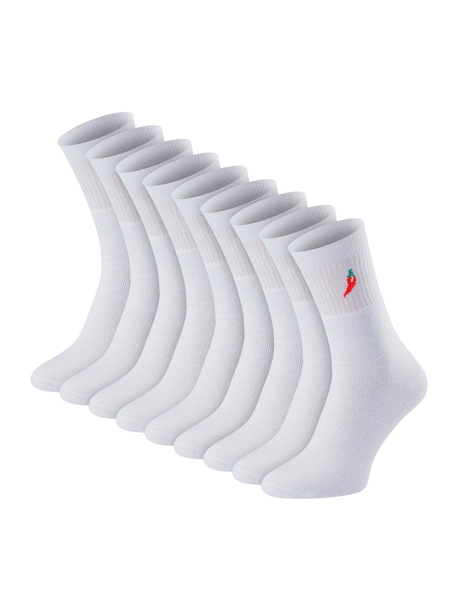 Chili Lifestyle Sportsocken Sport (9-Paar) weiß