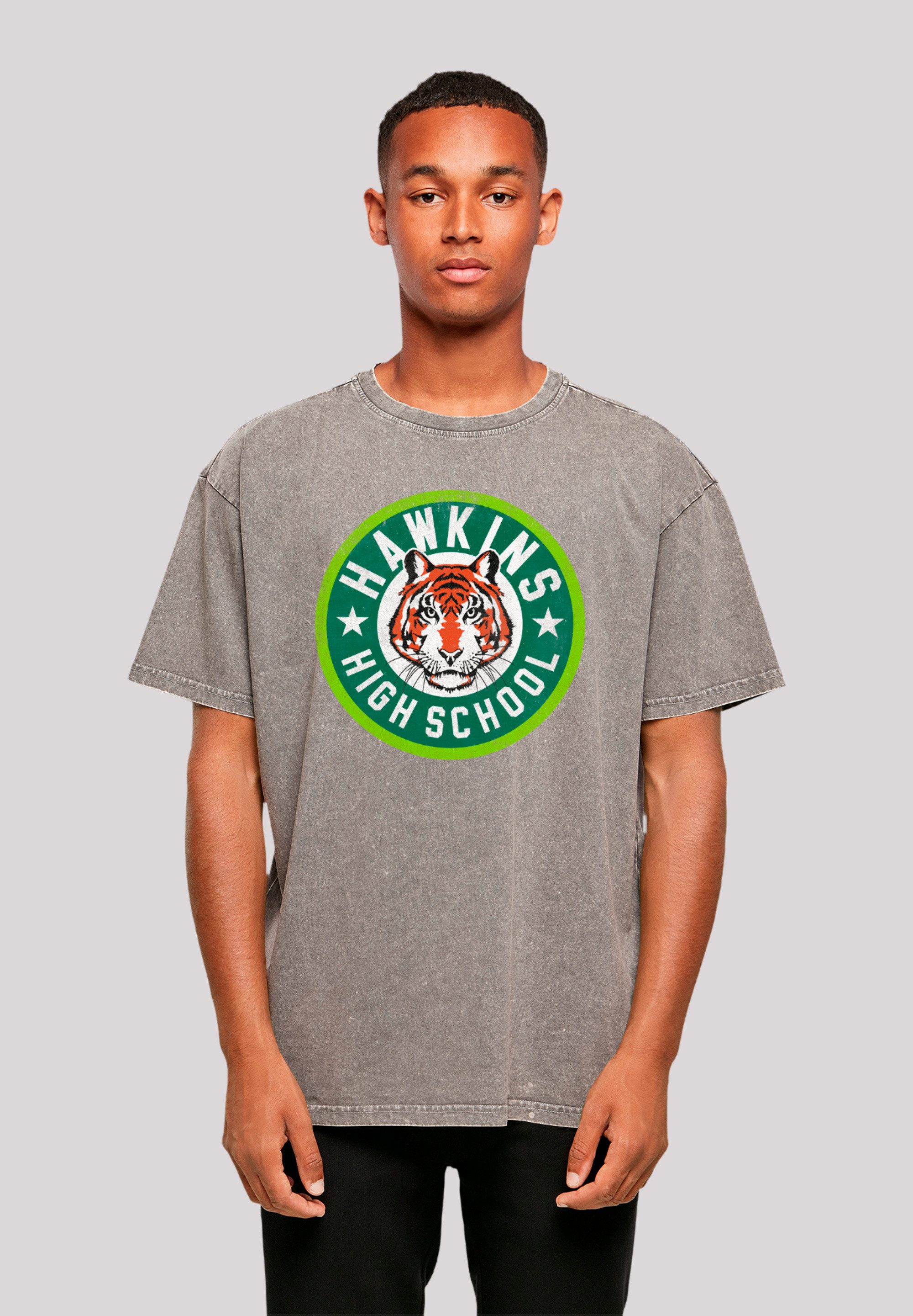 F4NT4STIC T-Shirt "Stranger Things Hawkins Tiger Circle", Premium Qualität günstig online kaufen