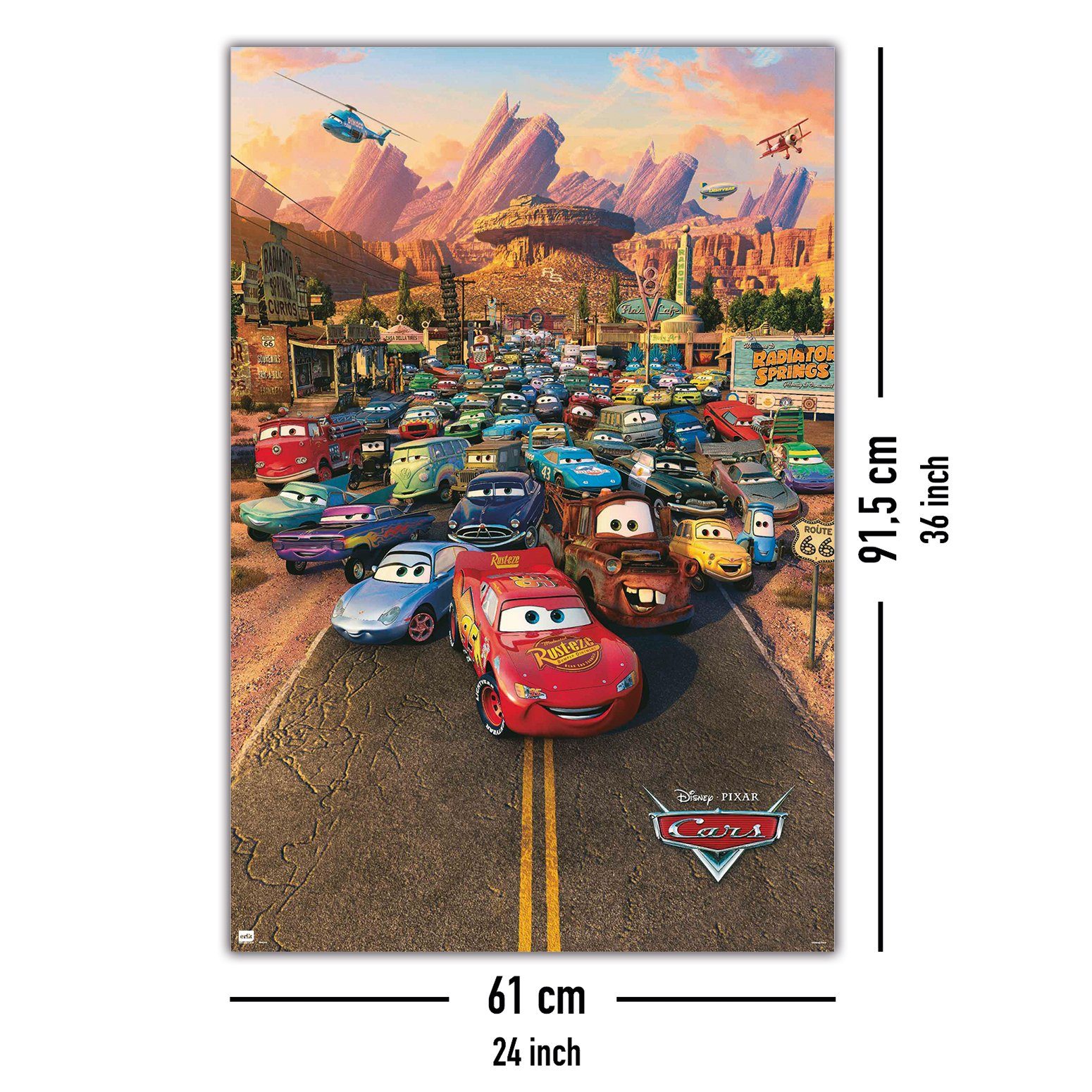 Grupo Erik Poster Cars Poster 61 x 91,5 cm