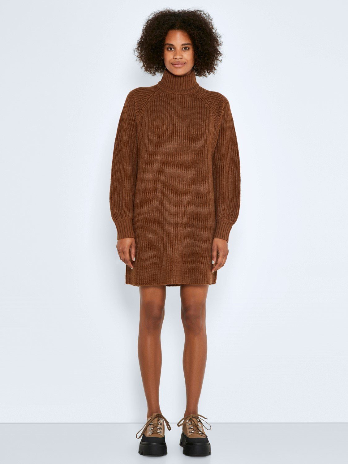 Noisy may Shirtkleid für (lang) NMTIMMY L/S KNIT DRESS NOOS